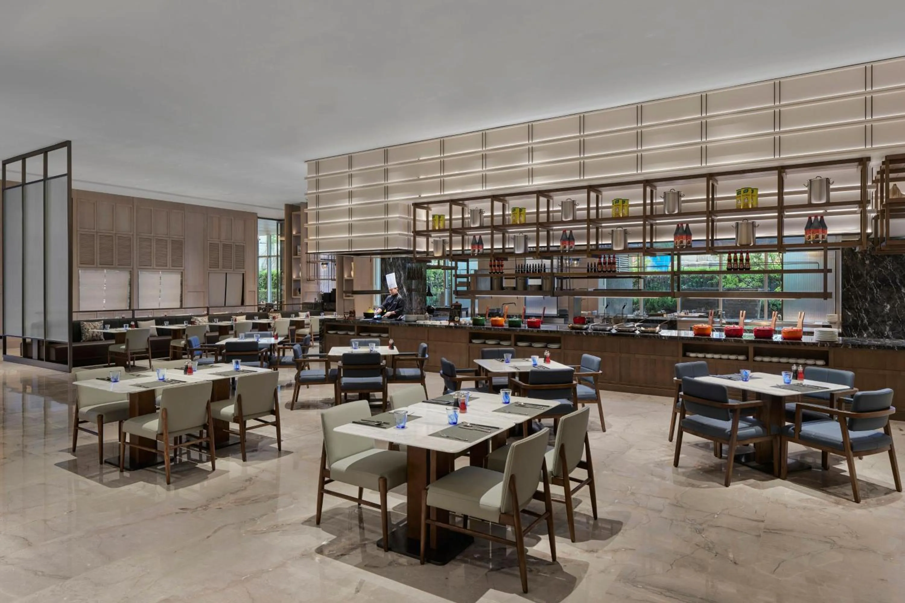 Restaurant/places to eat in Shanghai Marriott Hotel Yangpu Riverside