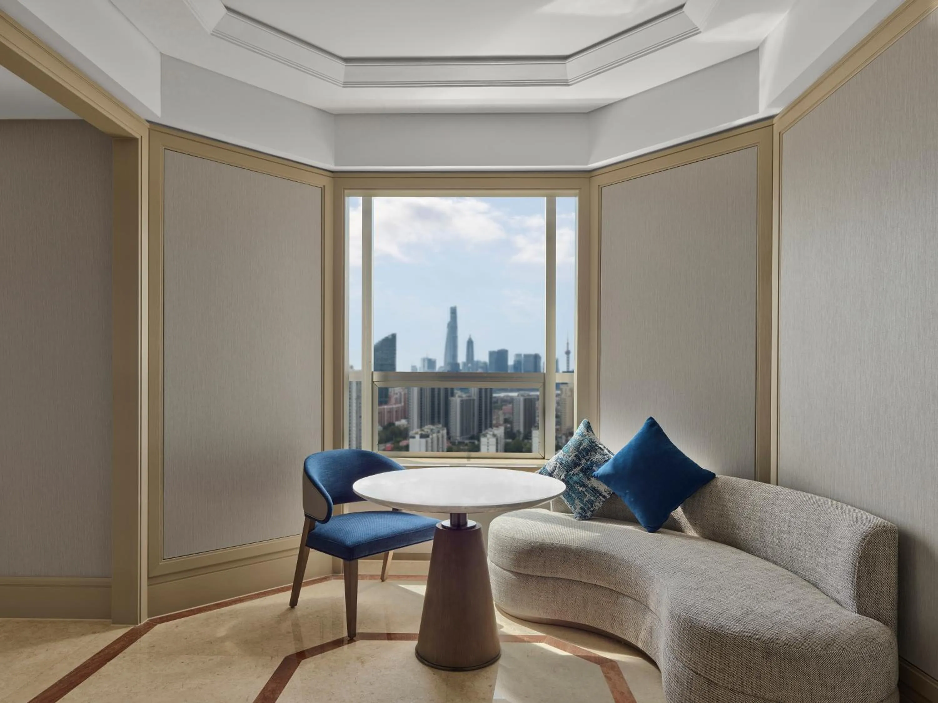 Photo of the whole room in Shanghai Marriott Hotel Yangpu Riverside