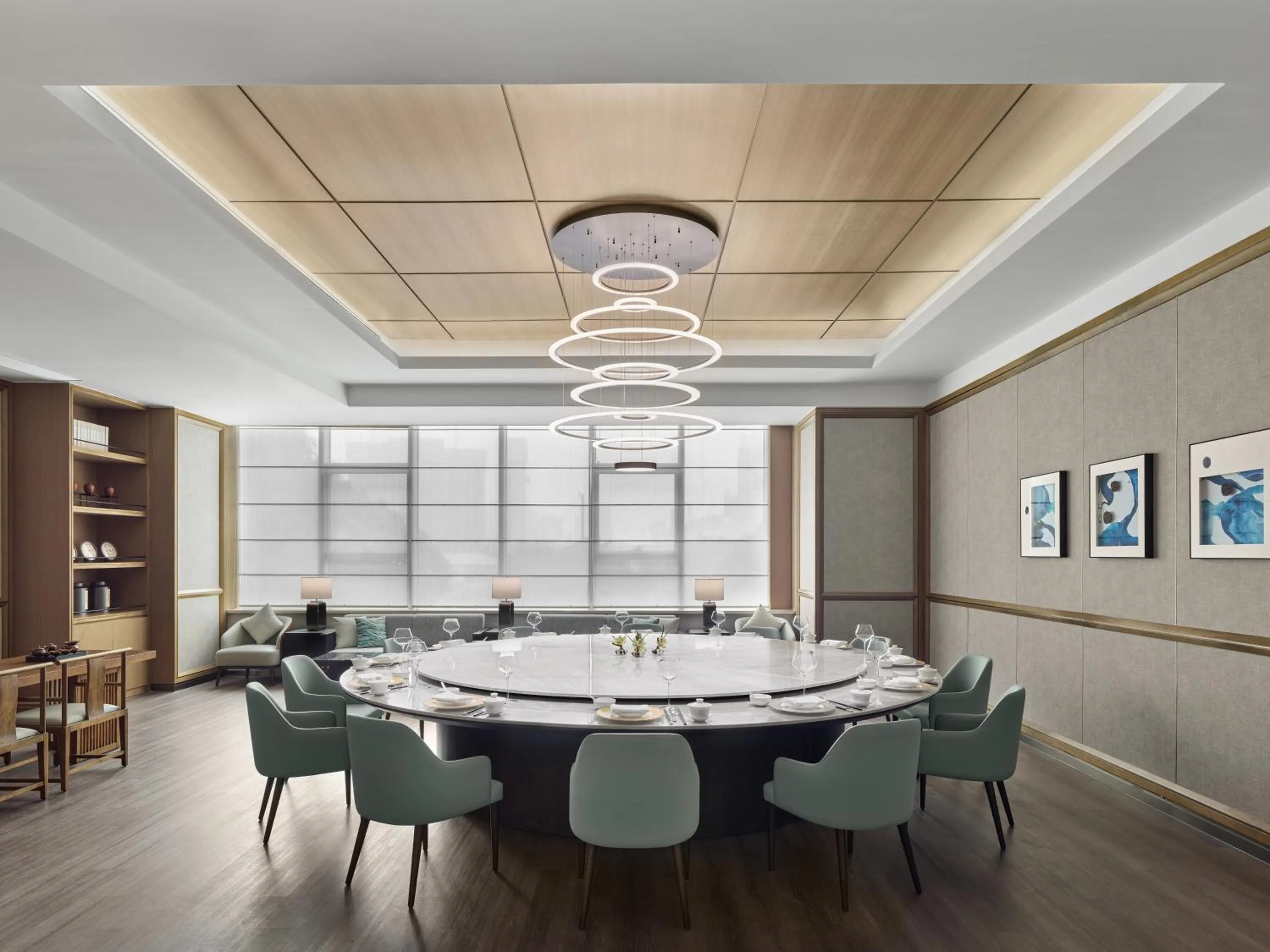 Restaurant/places to eat in Shanghai Marriott Hotel Yangpu Riverside