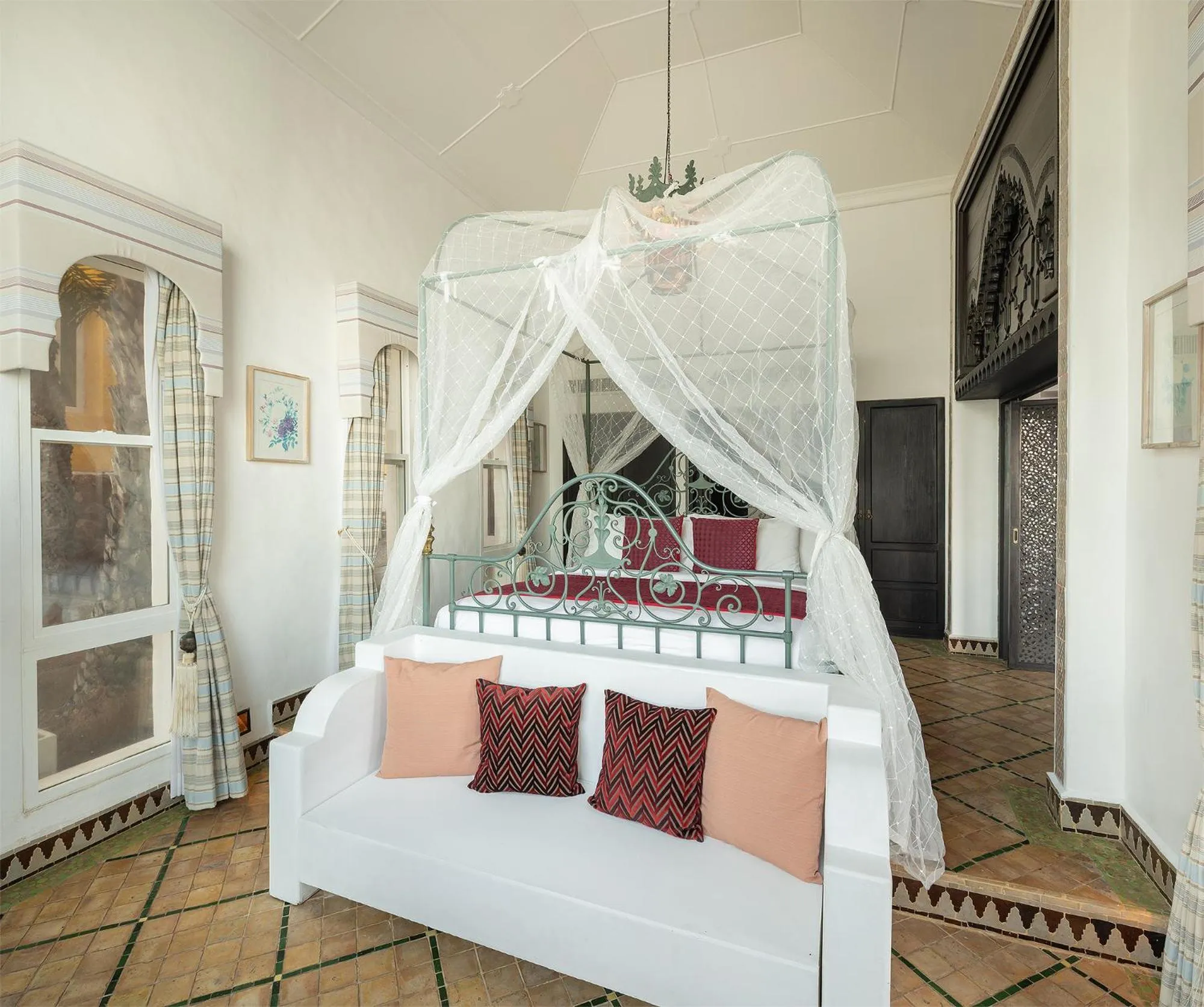 Bed in Villa Maroc Resort