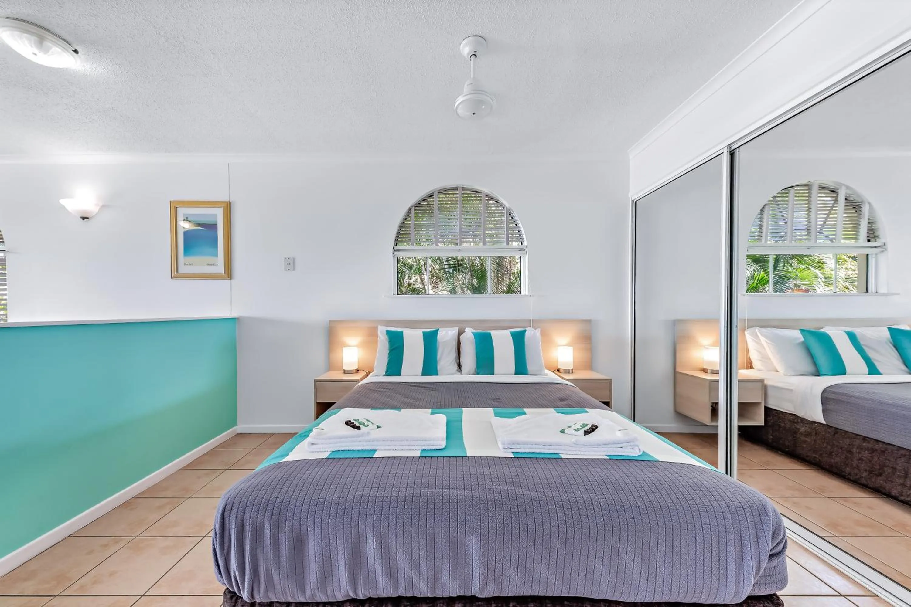 Bed in Shingley Beach Resort - Whitsundays