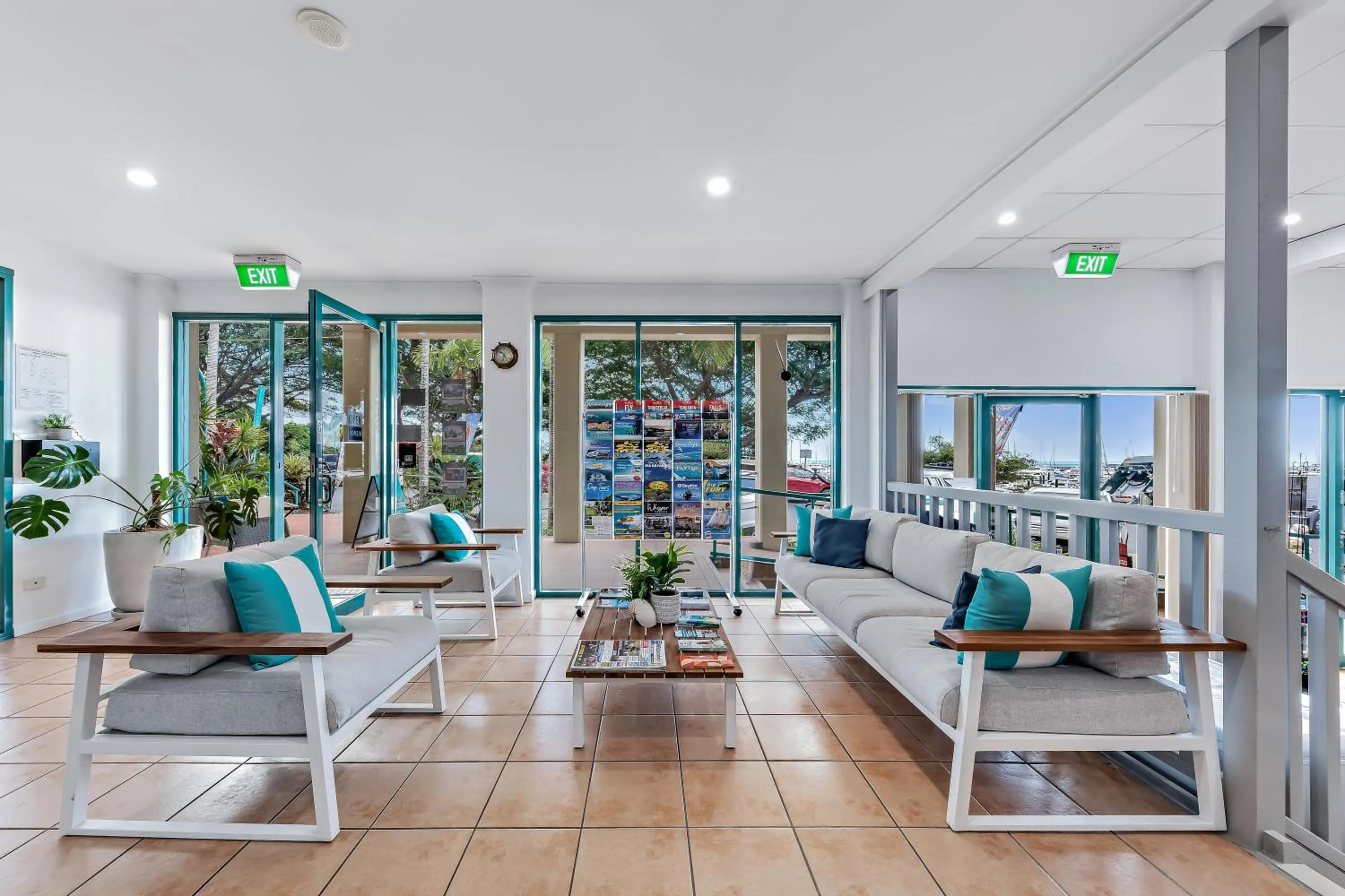 Seating area in Shingley Beach Resort - Whitsundays