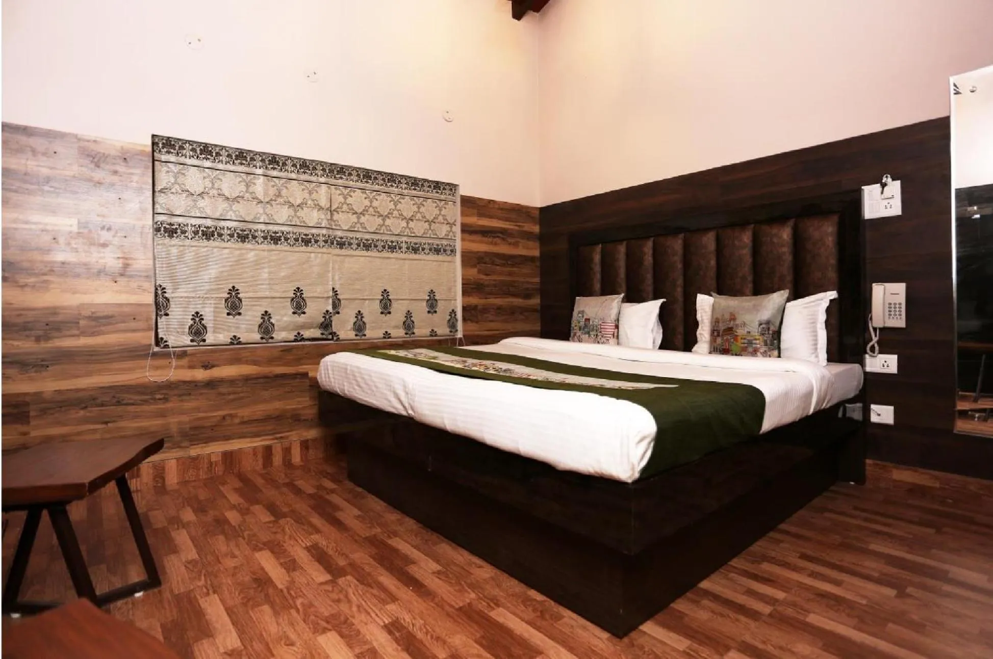 Bed in Ekam Lodge