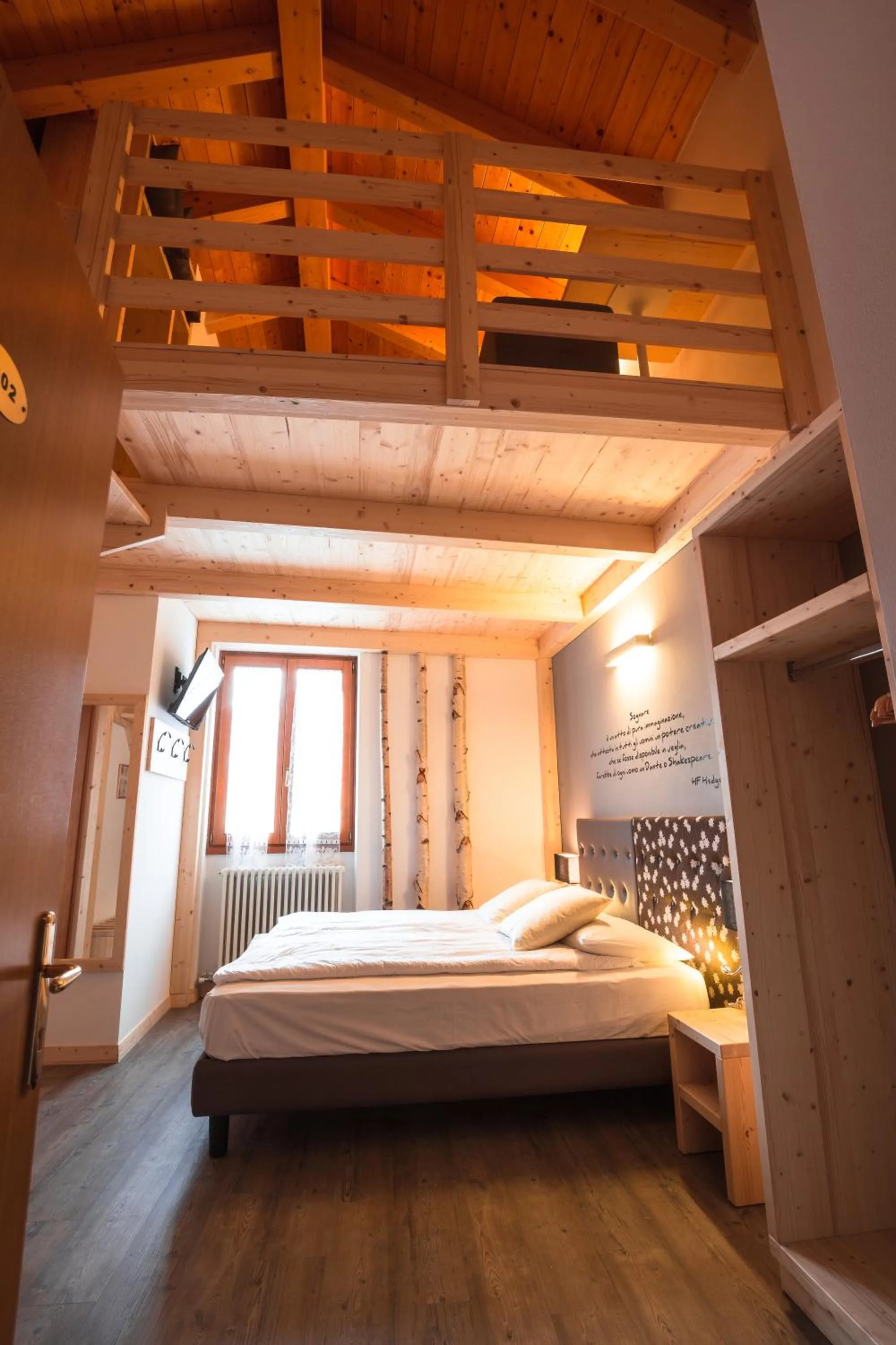 Photo of the whole room, Bed in Albergo Maggiorina