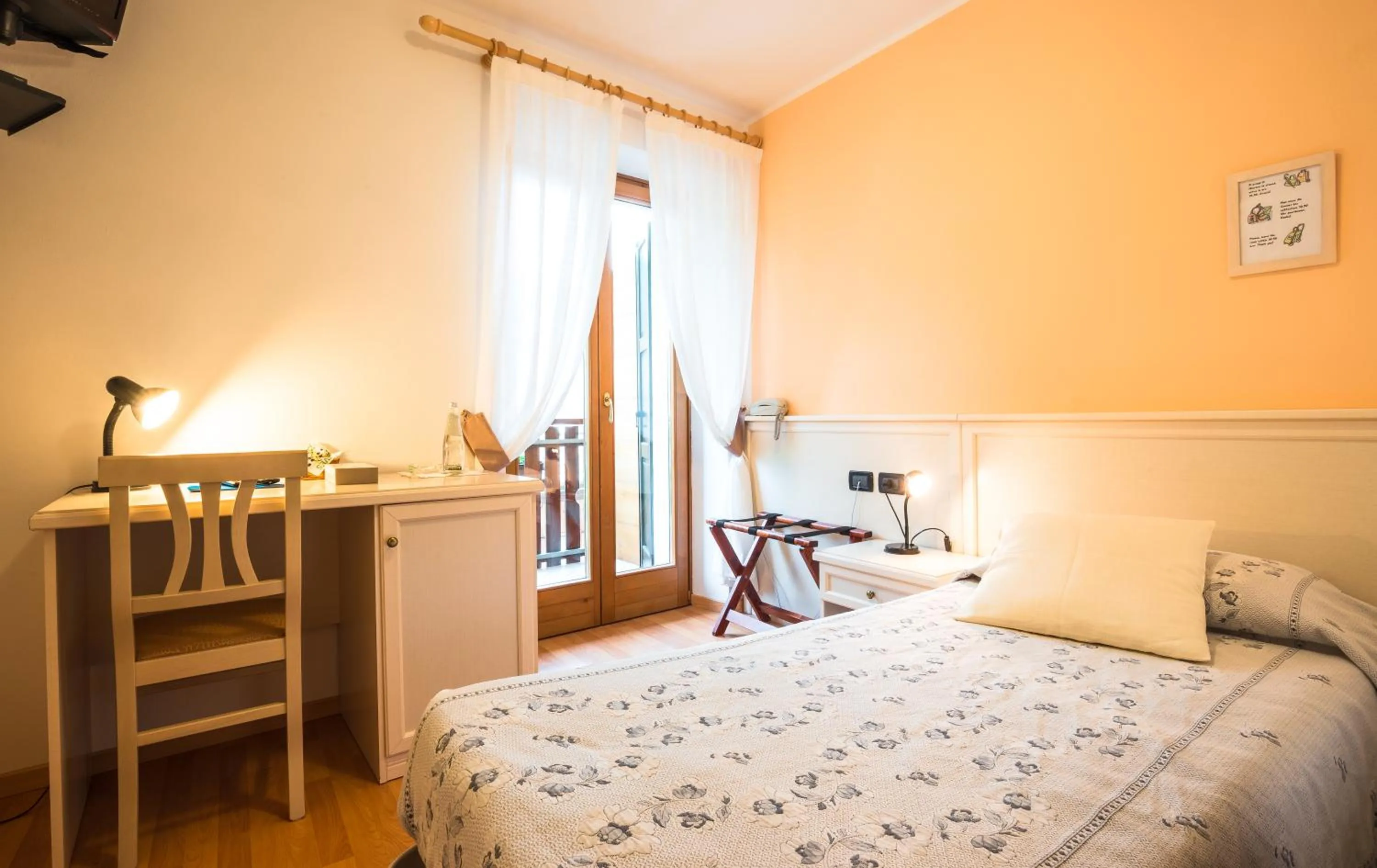 Photo of the whole room, Bed in Albergo Maggiorina