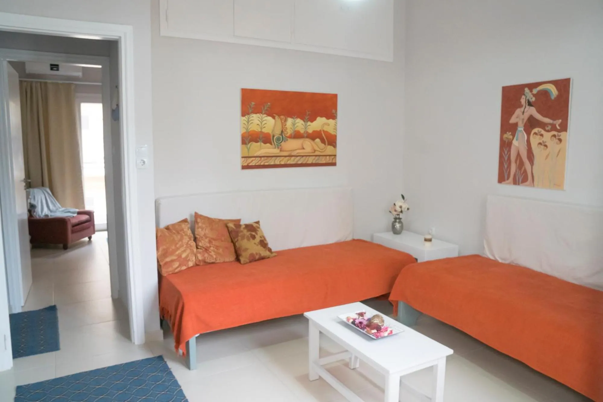 Bed in Heraklion Old Port Apartments