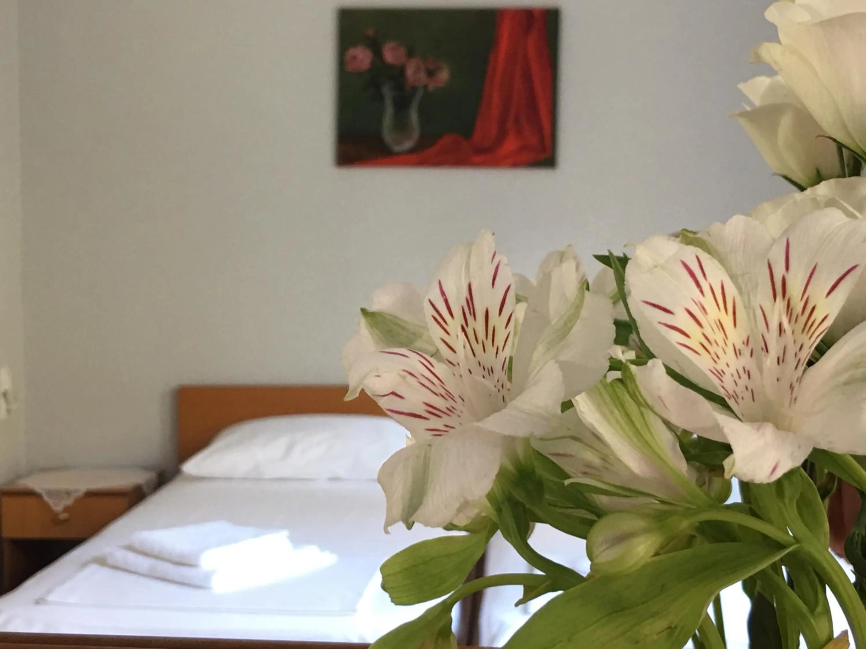 Bed in Heraklion Old Port Apartments