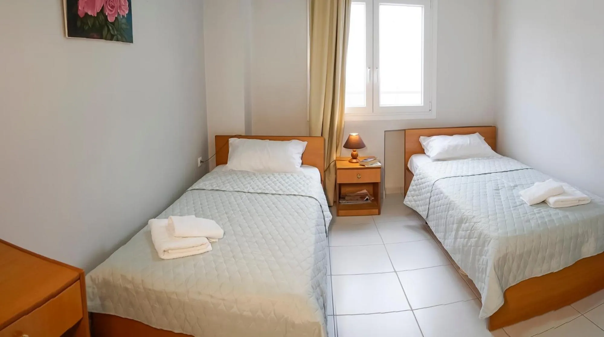 Bed in Heraklion Old Port Apartments