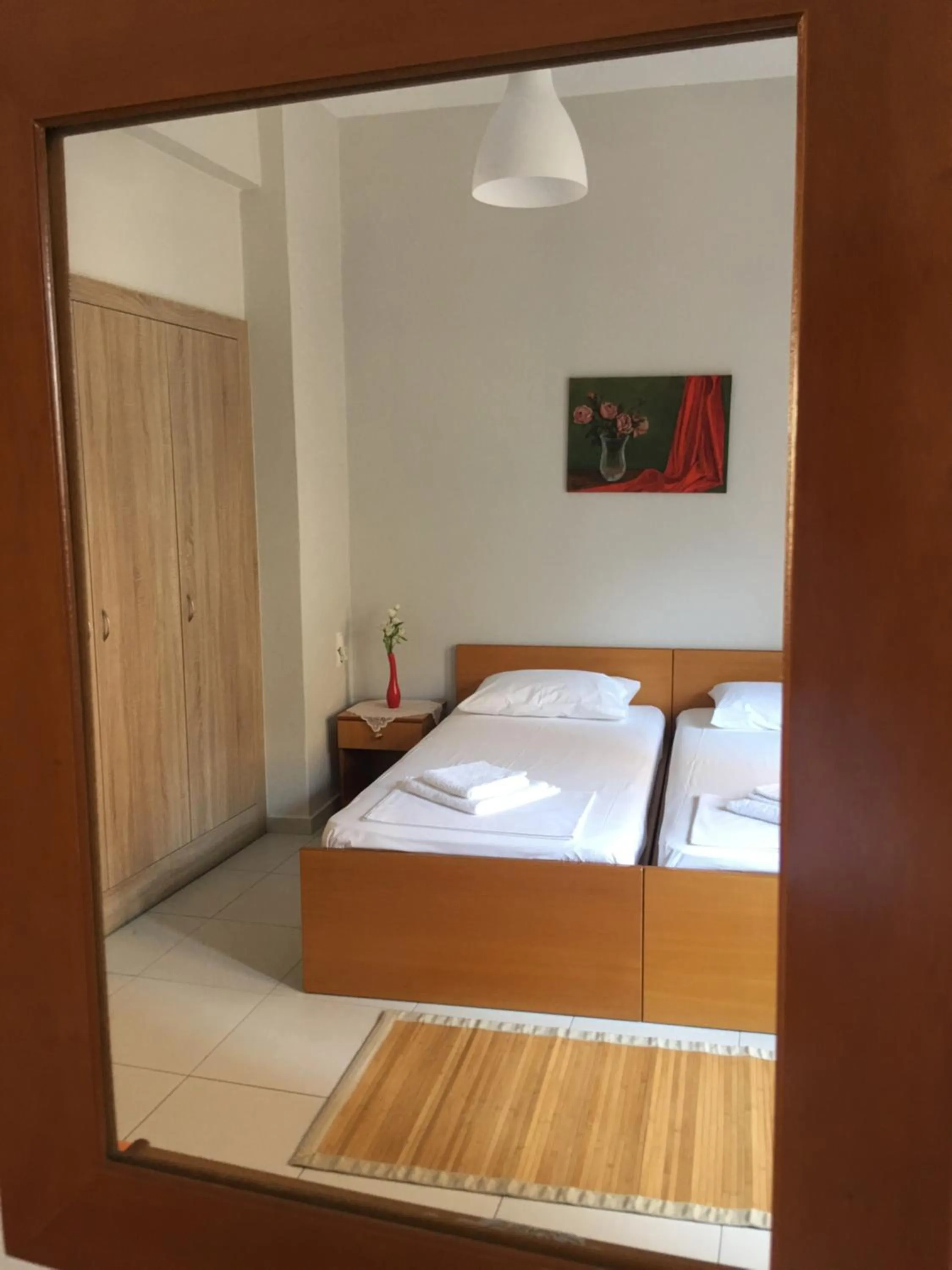 Bed in Heraklion Old Port Apartments