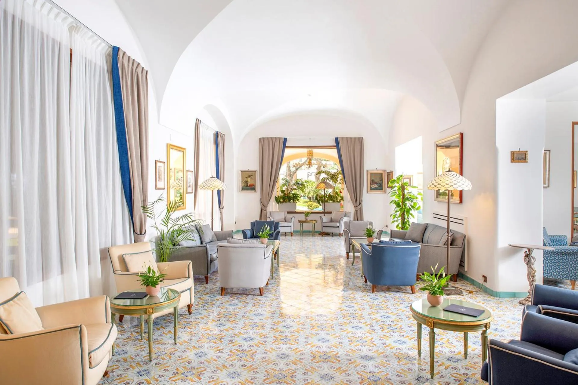 Living room in La Reginella Resort & Spa