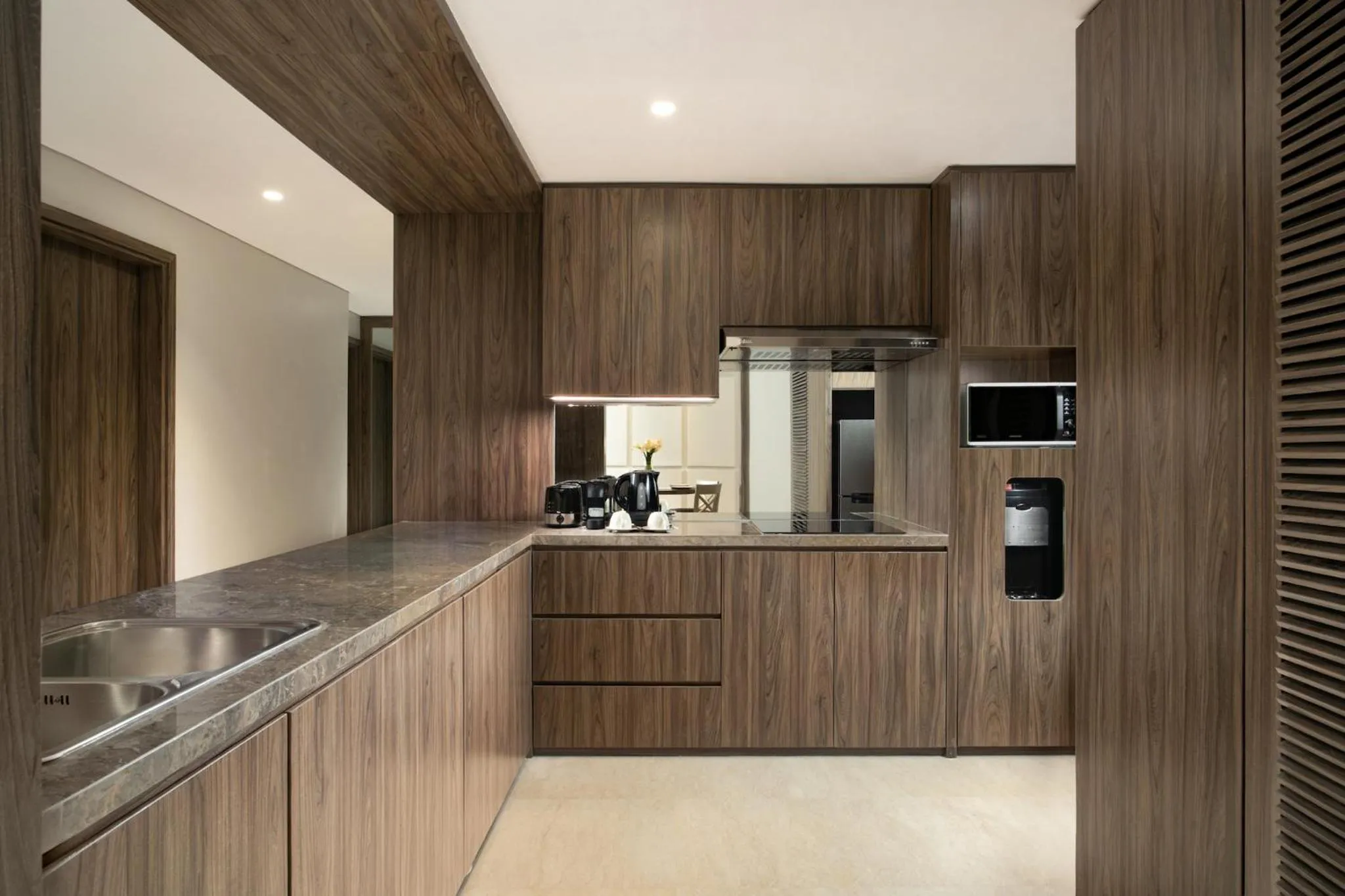 kitchen in Oakwood Suites Kuningan Jakarta