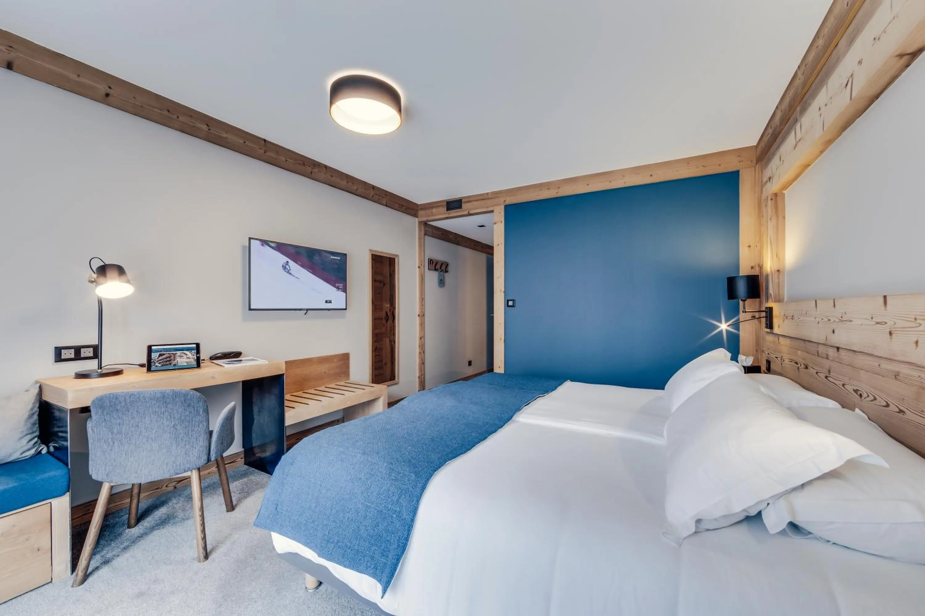 Bed in Hôtel Avancher