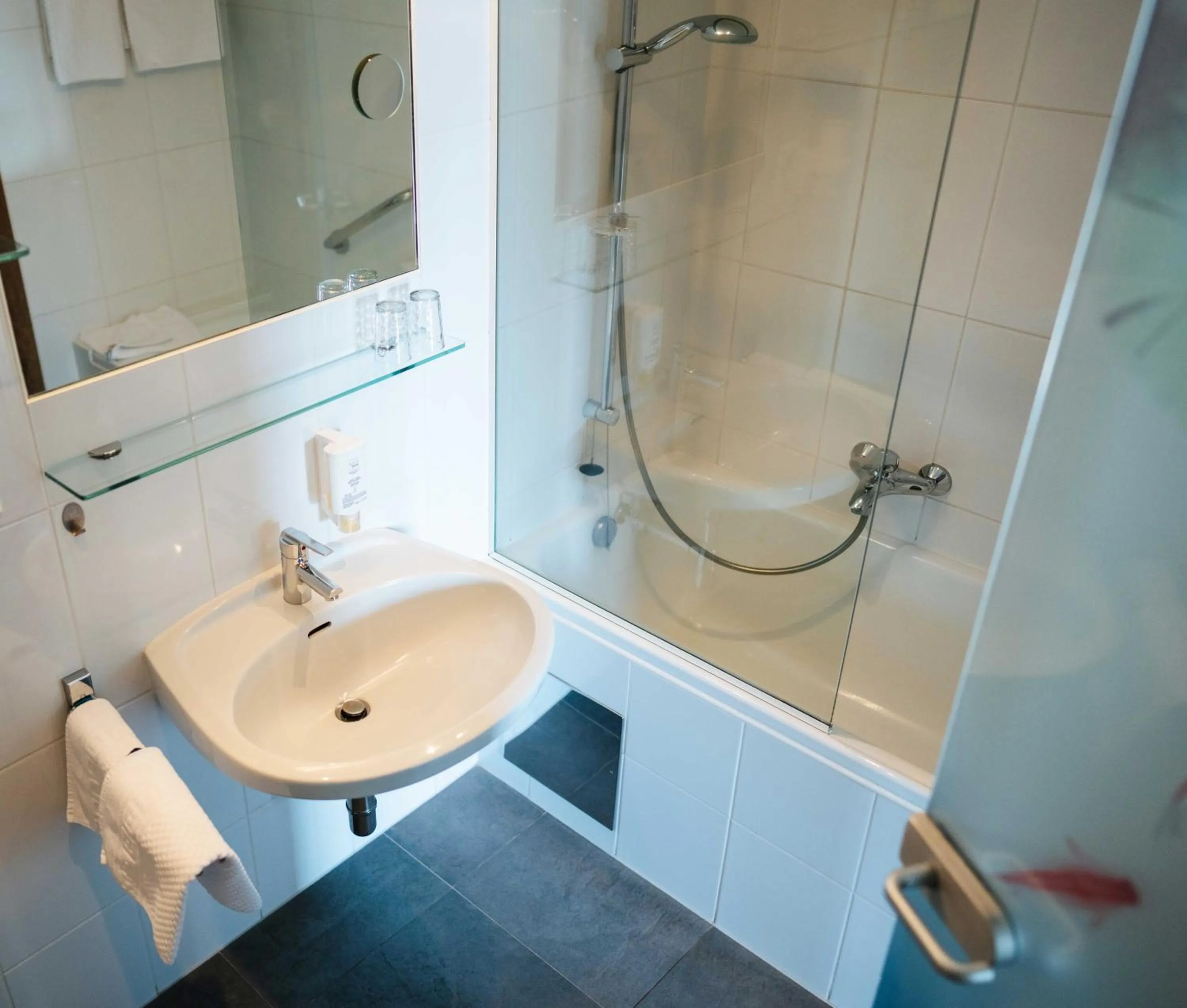 Bathroom in Landhotel Lindenhof