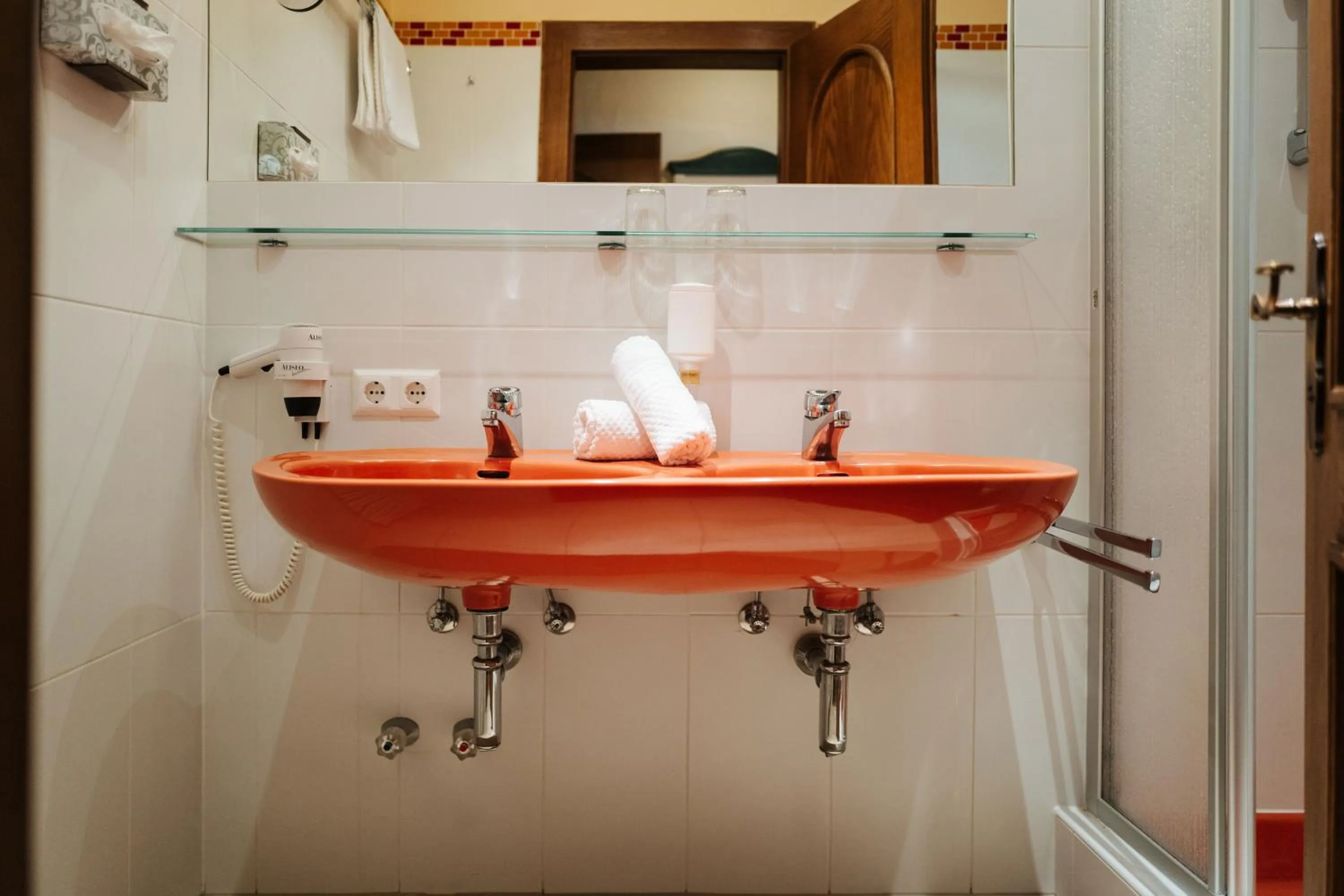 Bathroom in Landhotel Lindenhof