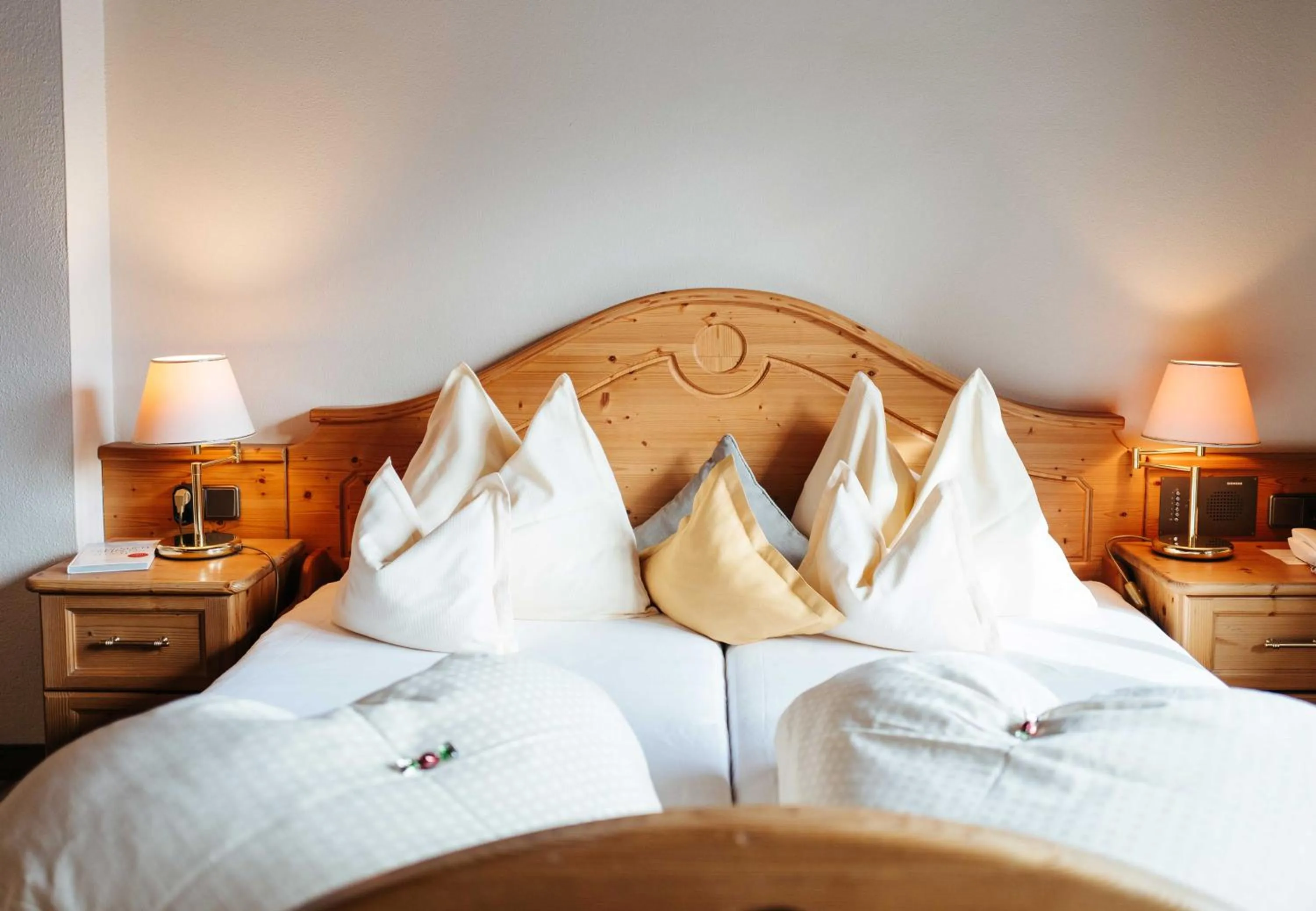 Bed in Landhotel Lindenhof