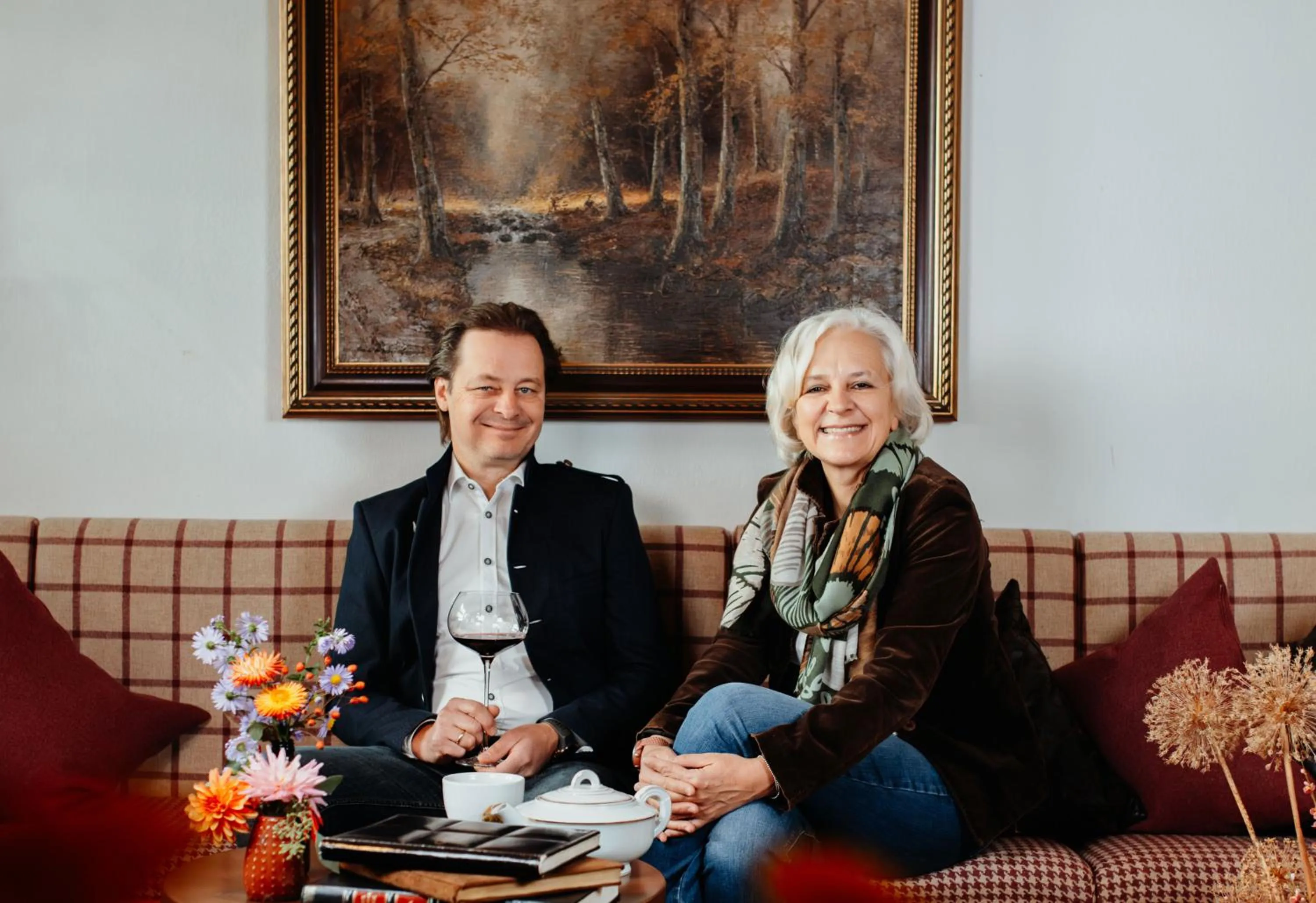 Seating area in Landhotel Lindenhof