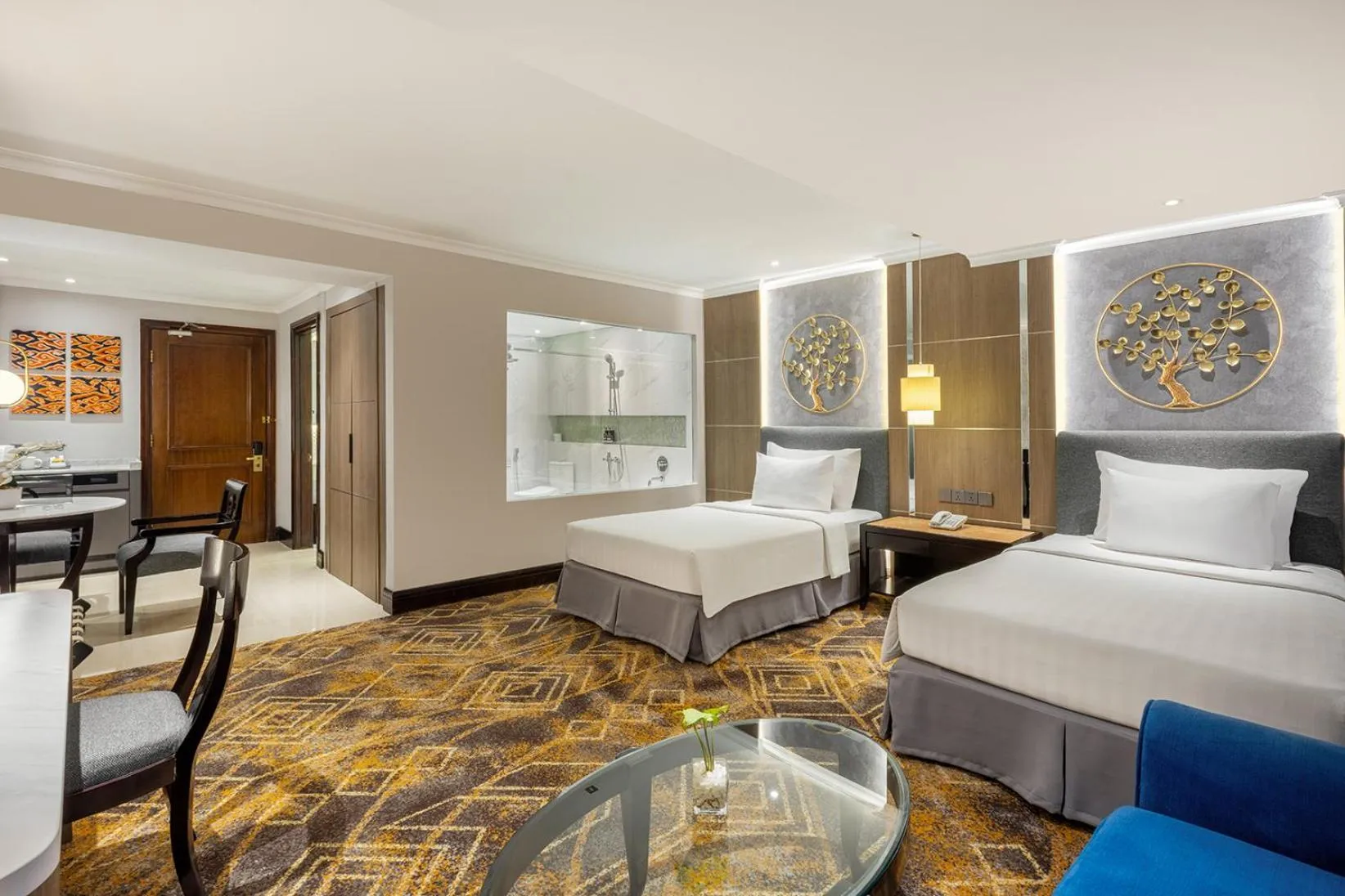 Bed in Aston Tropicana Hotel Bandung