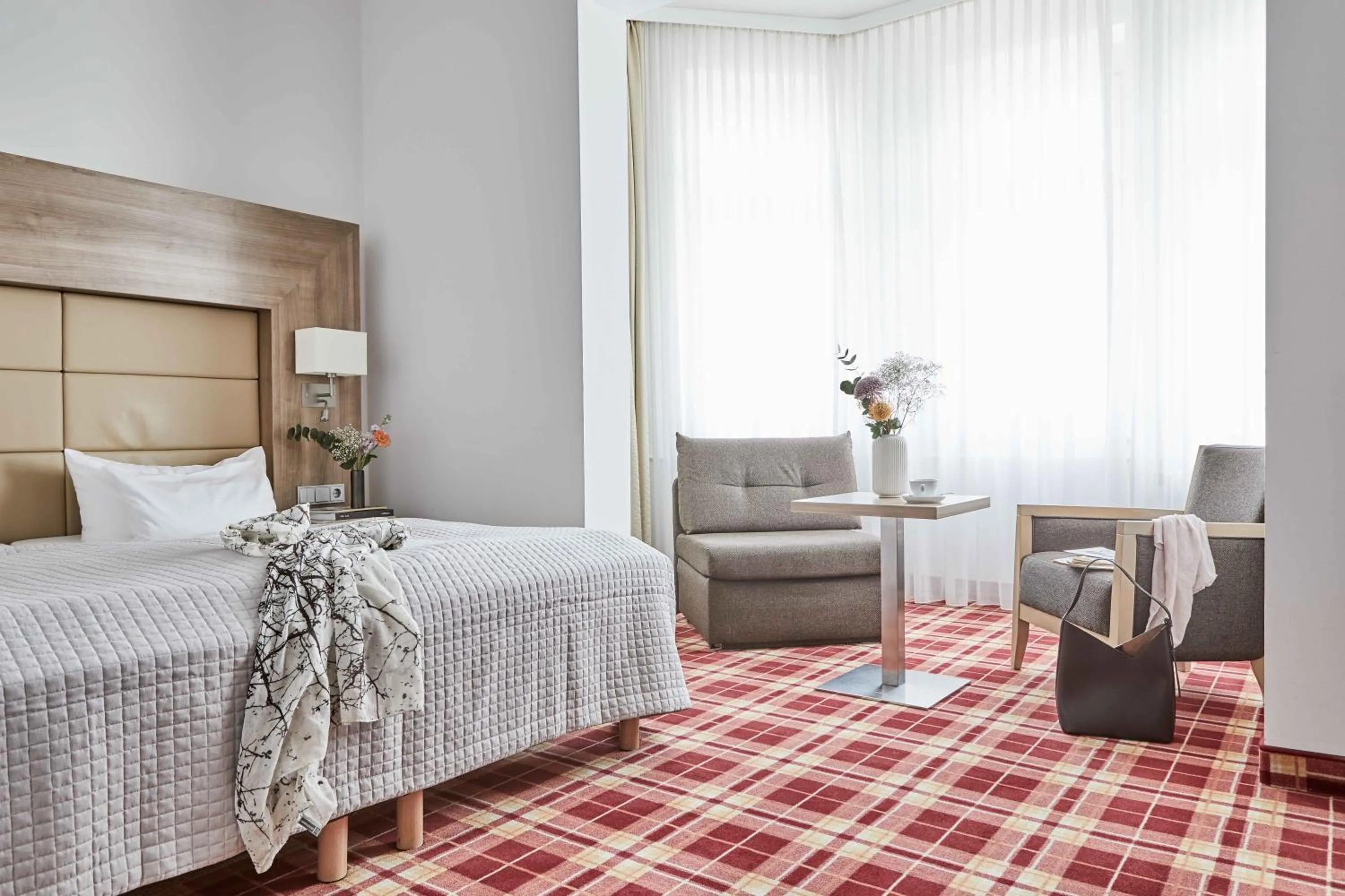 Photo of the whole room, Bed in Hotel Binzer Hof