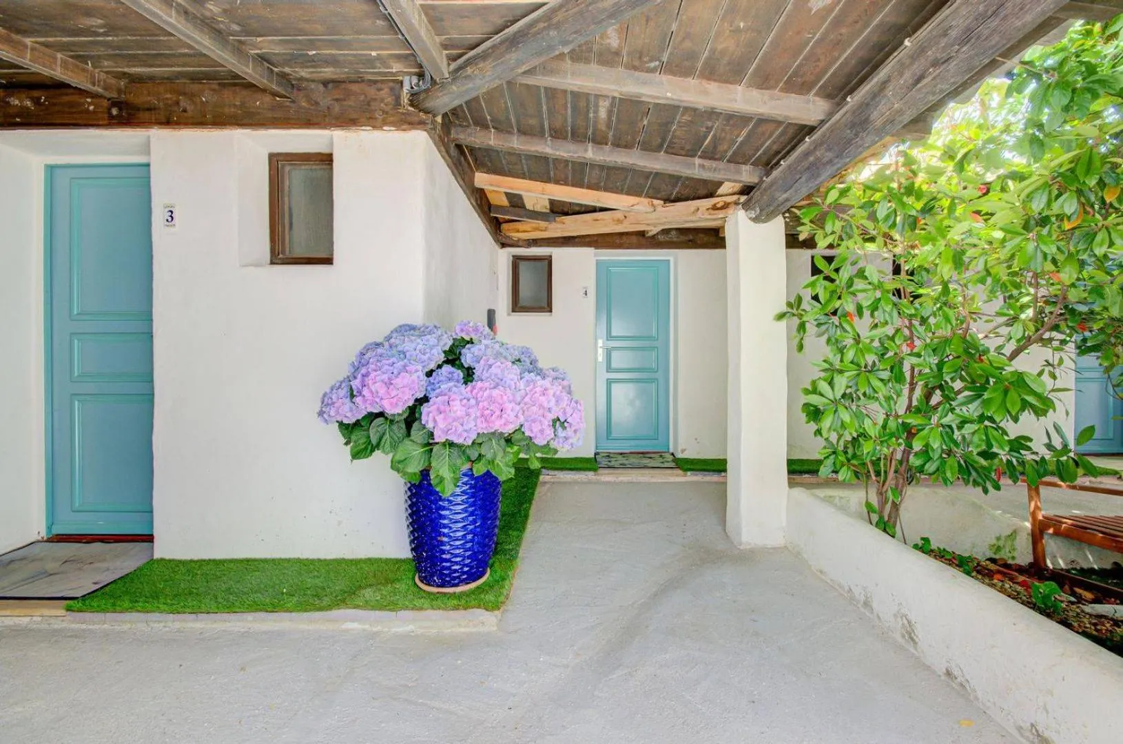 Garden in Hôtel La Palunette