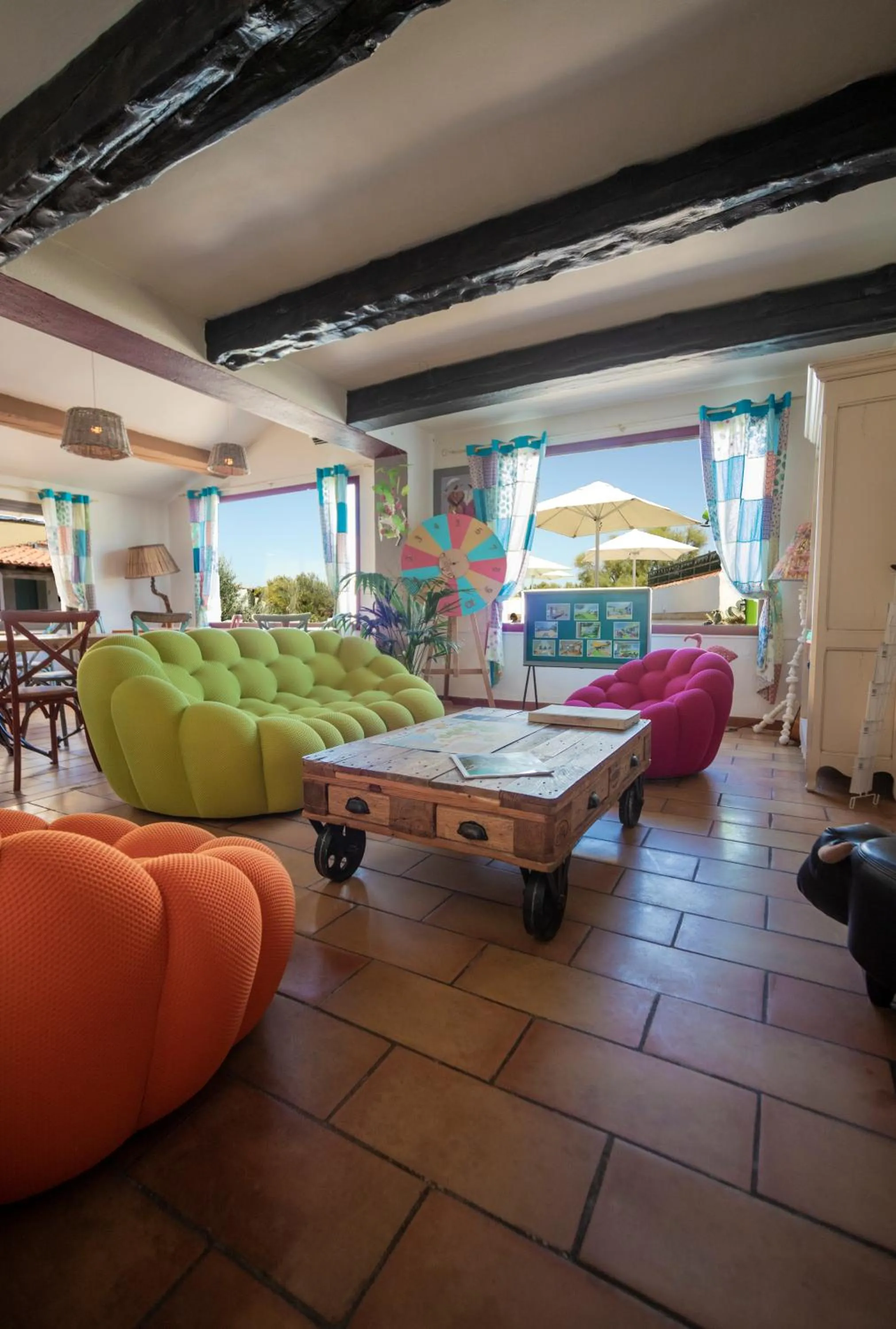 Living room in Hôtel La Palunette
