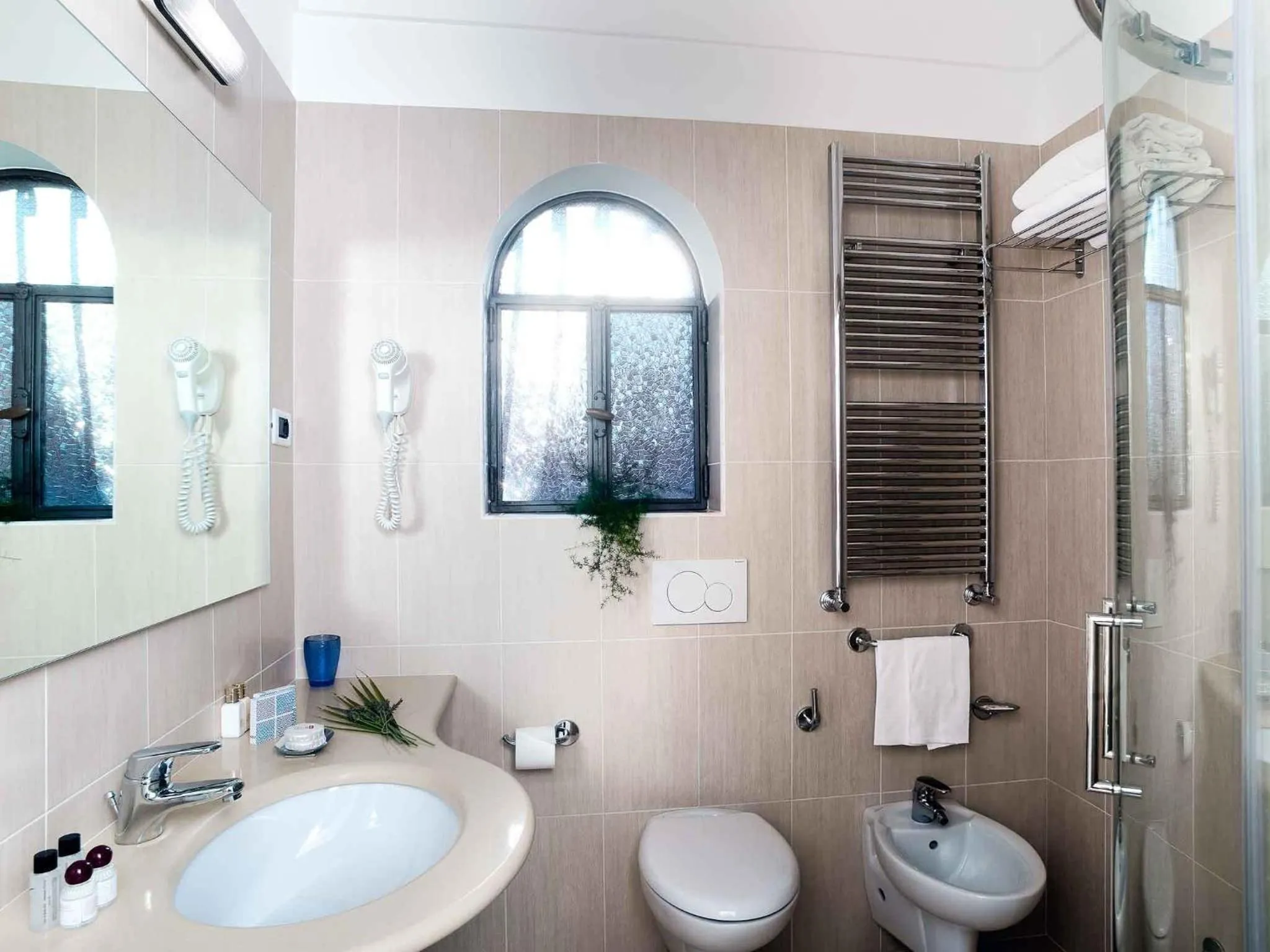 Shower in Hotel San Lorenzo Thermal Spa