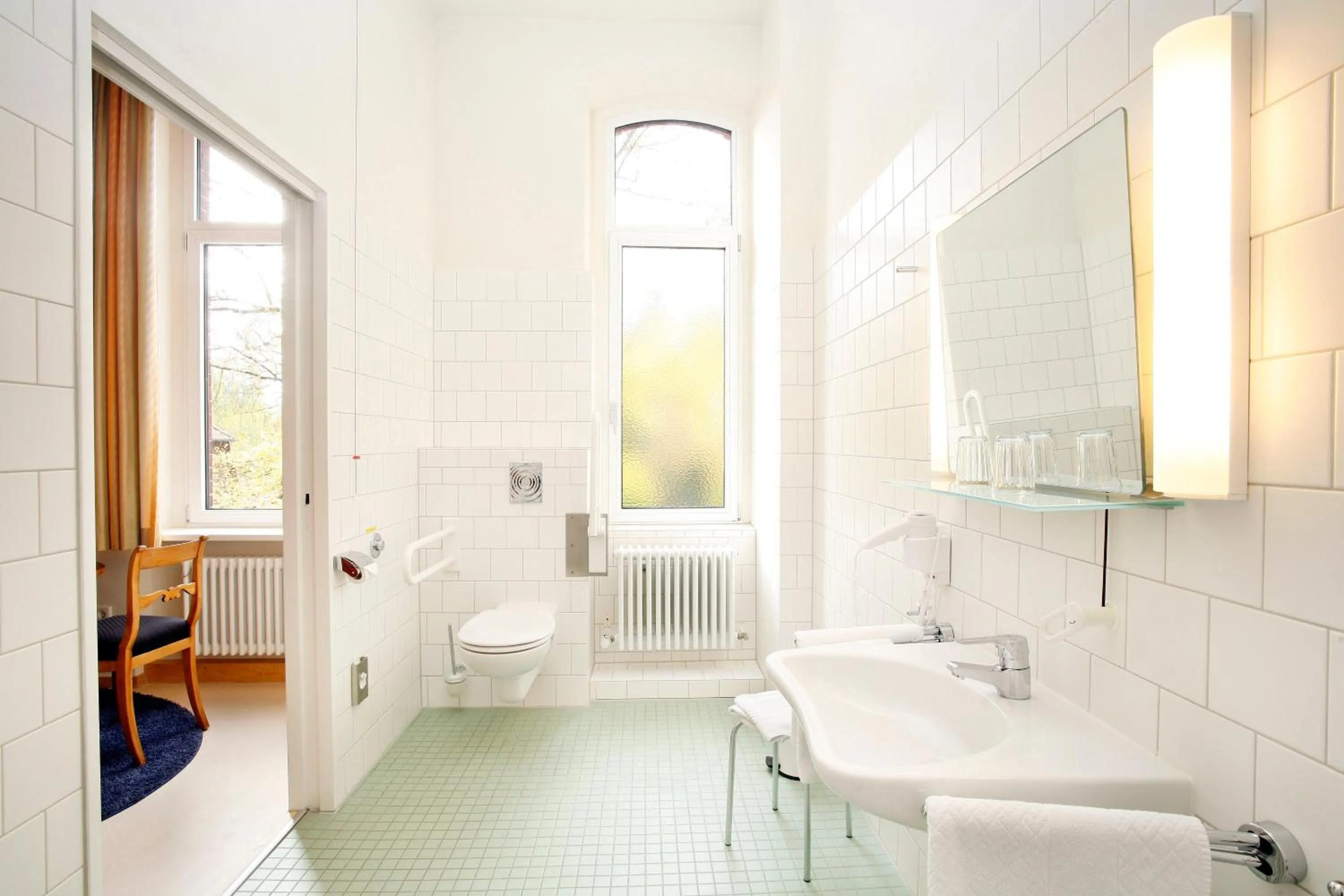 Bathroom in Gäste- und Tagungshaus am Glockengarten