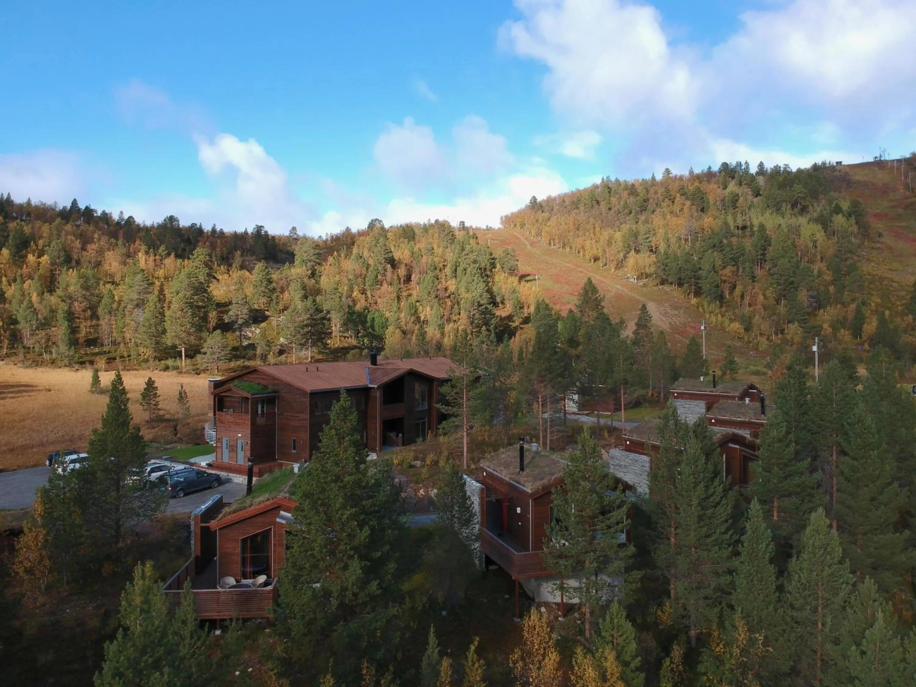 Property building in Bjørnfjell Mountain Lodge