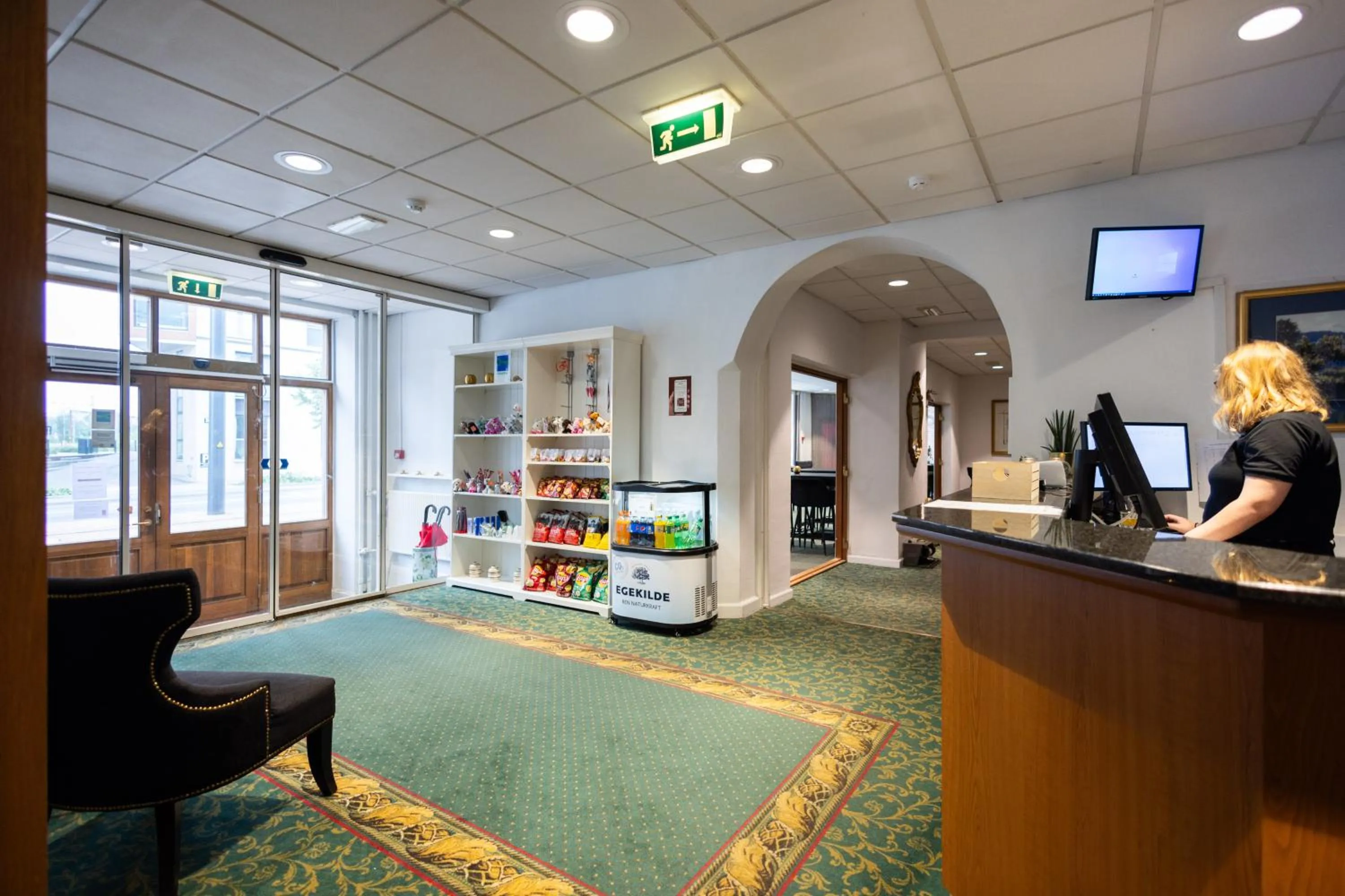 Lobby or reception in Milling Hotel Ansgar