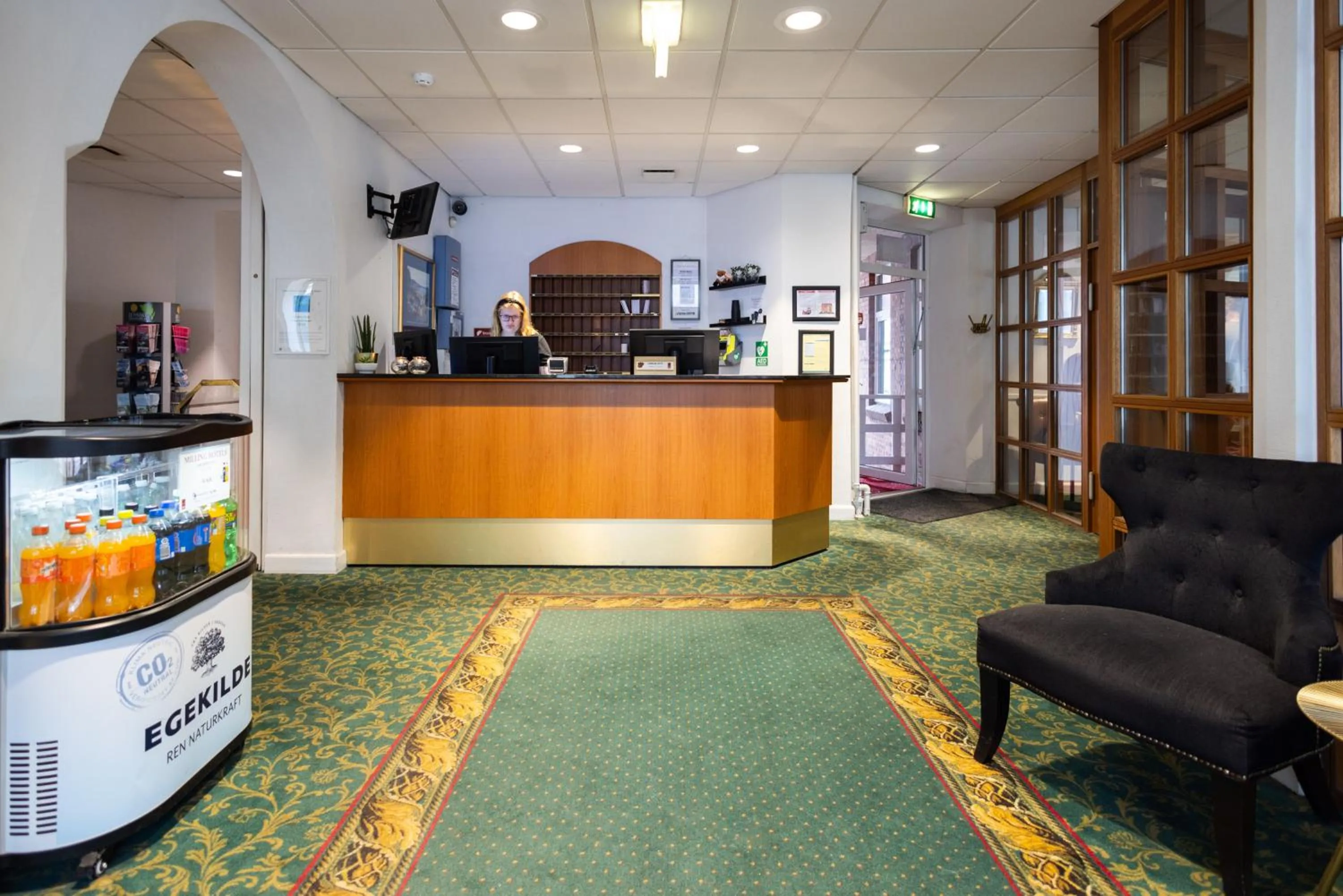 Lobby or reception in Milling Hotel Ansgar