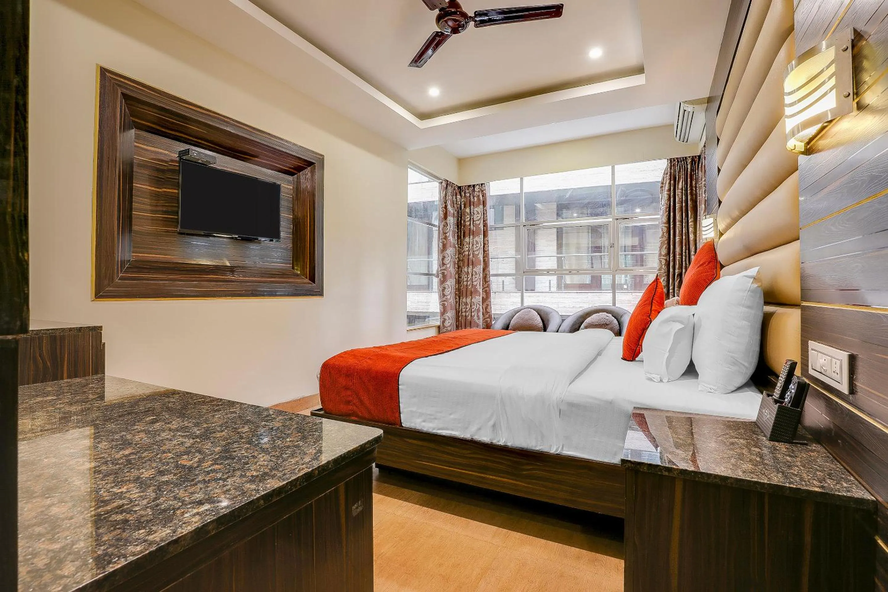 Bed in Grandeur De Sanchi- Luxury Beach Resort & Spa