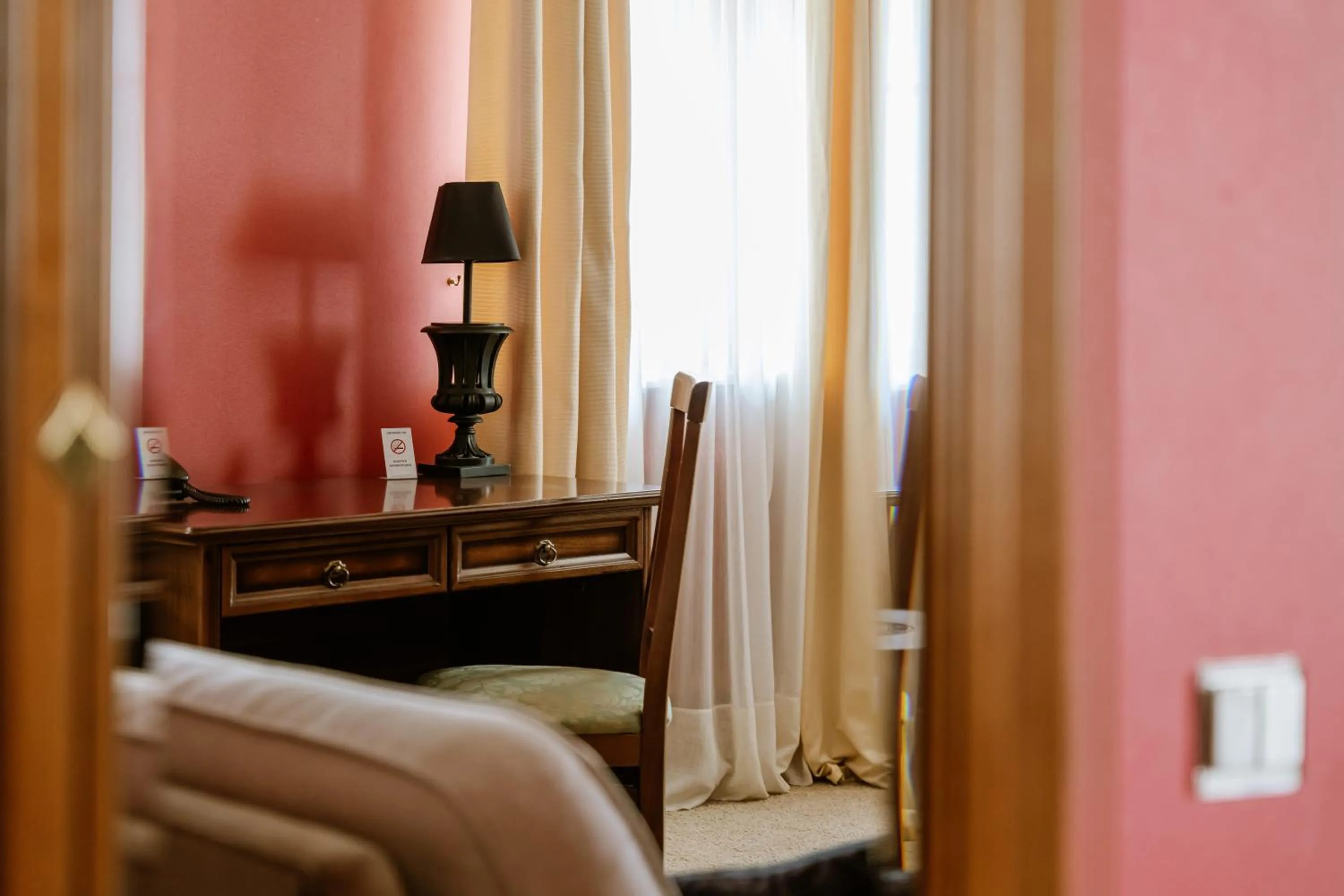 Seating area in Vozdvyzhensky Boutique Hotel