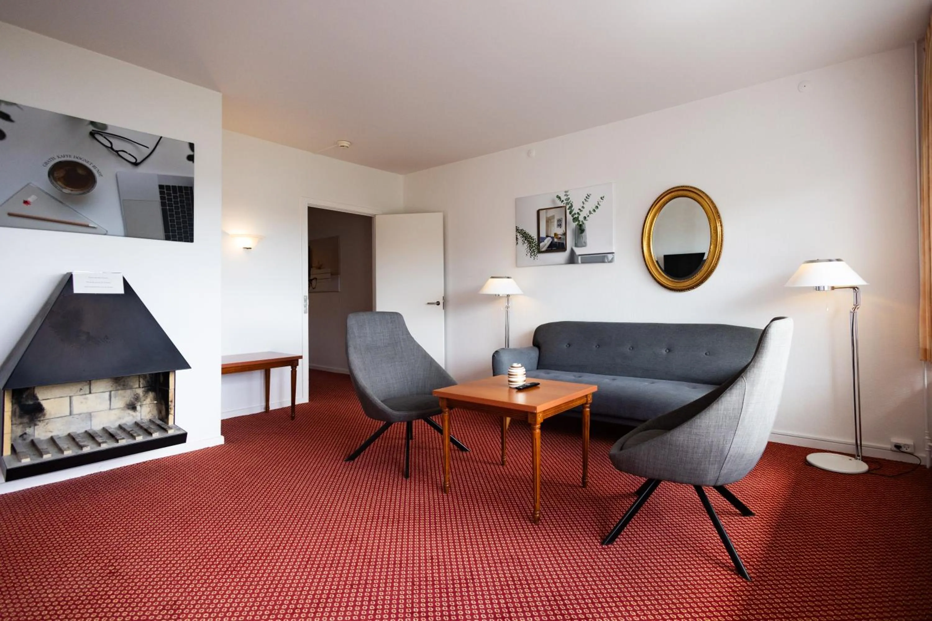 Bedroom in Milling Hotel Søpark