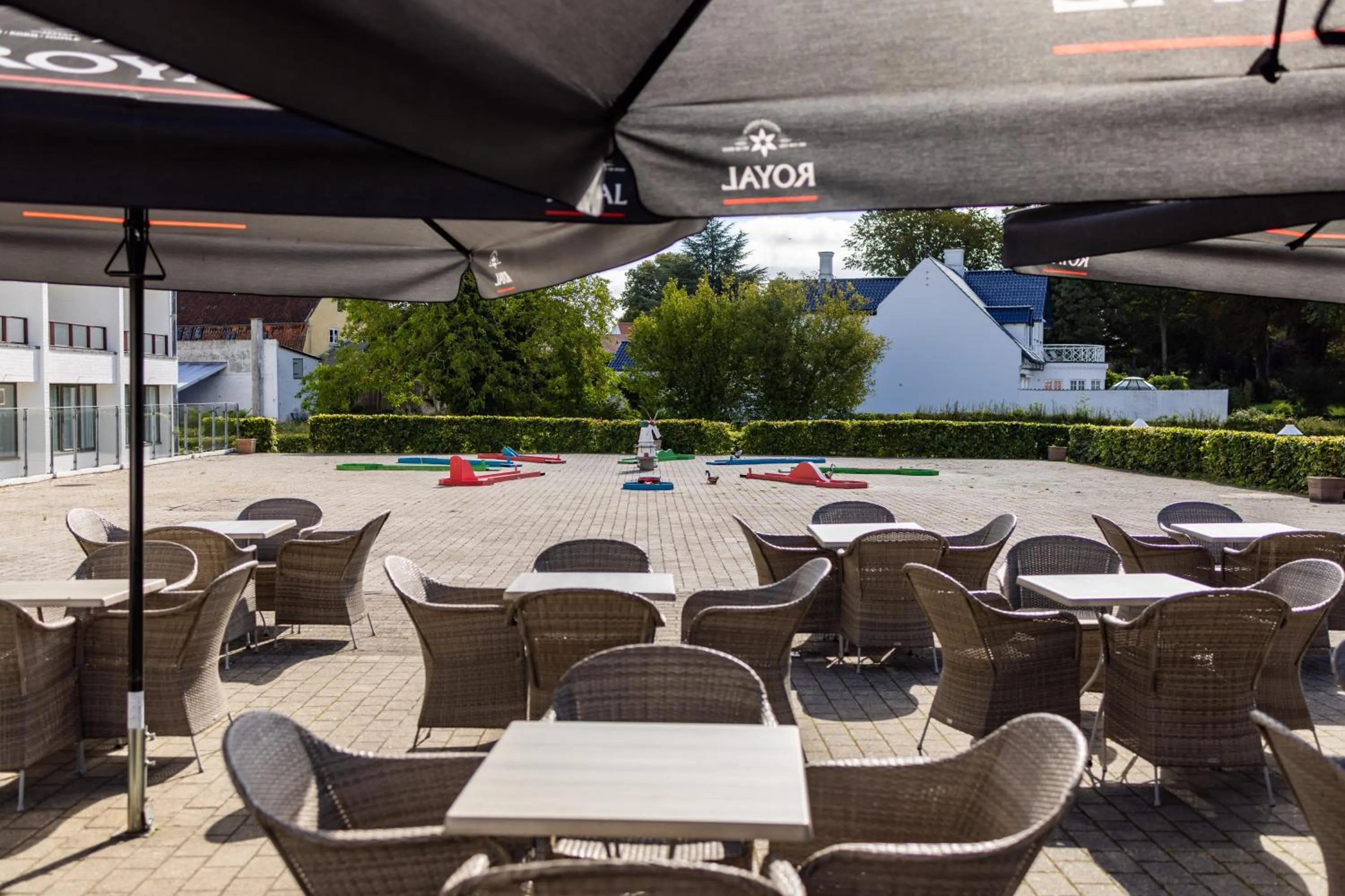 Patio in Milling Hotel Søpark