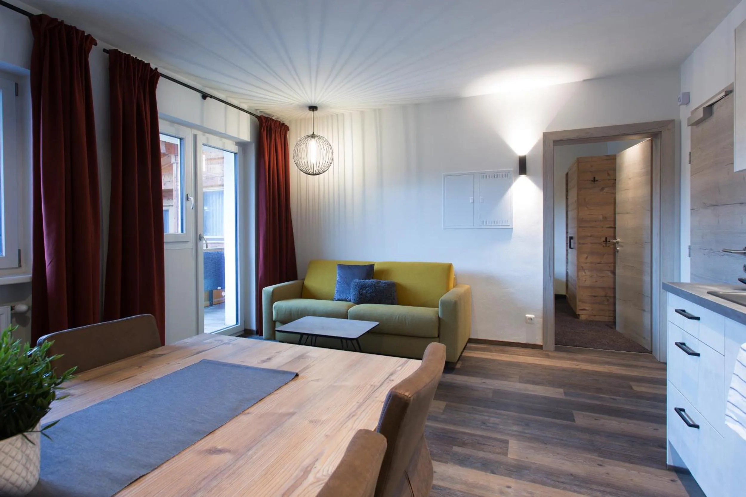 Seating area in Aparthotel Tyrol