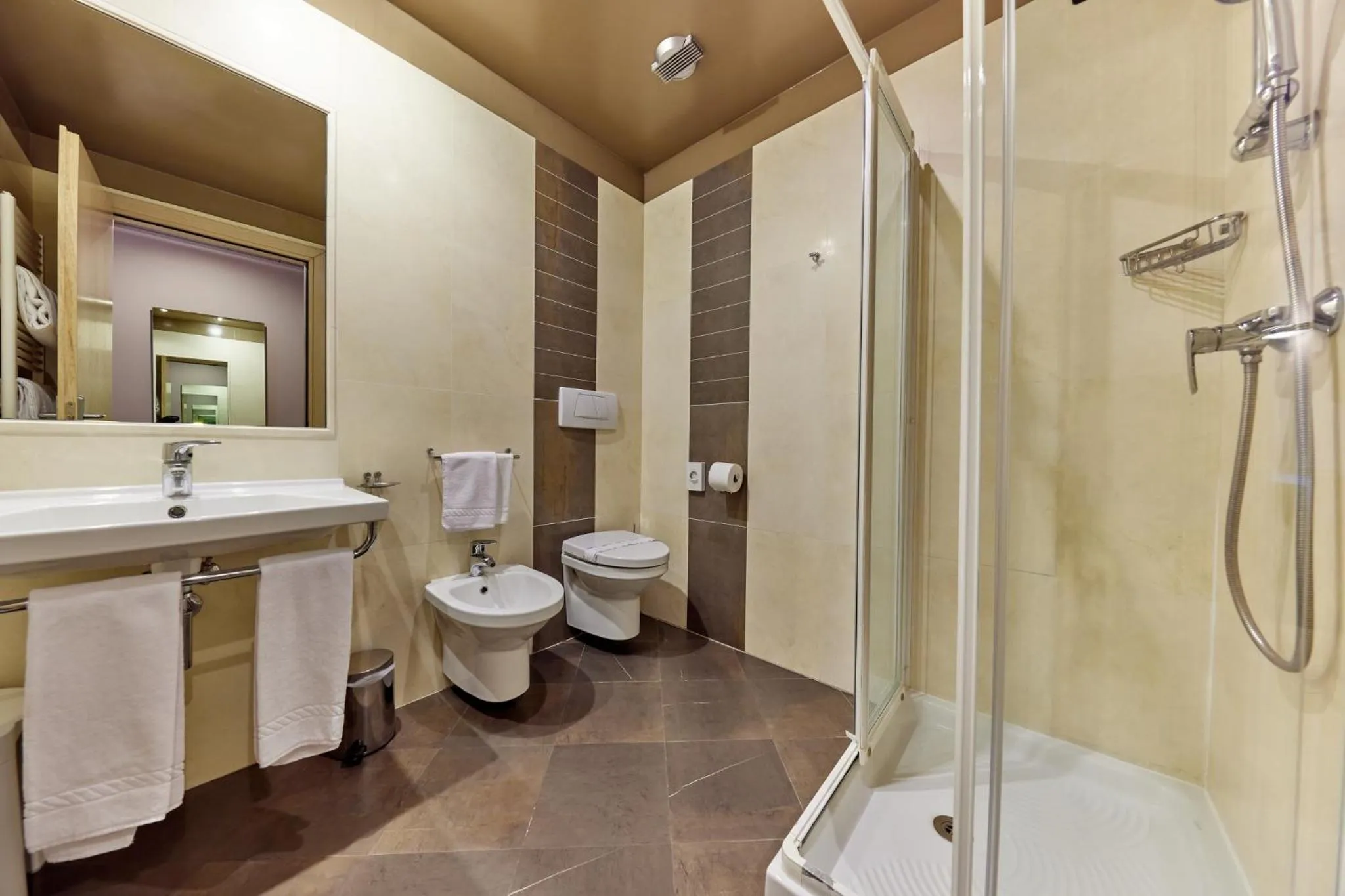 Shower in Hotel Europa