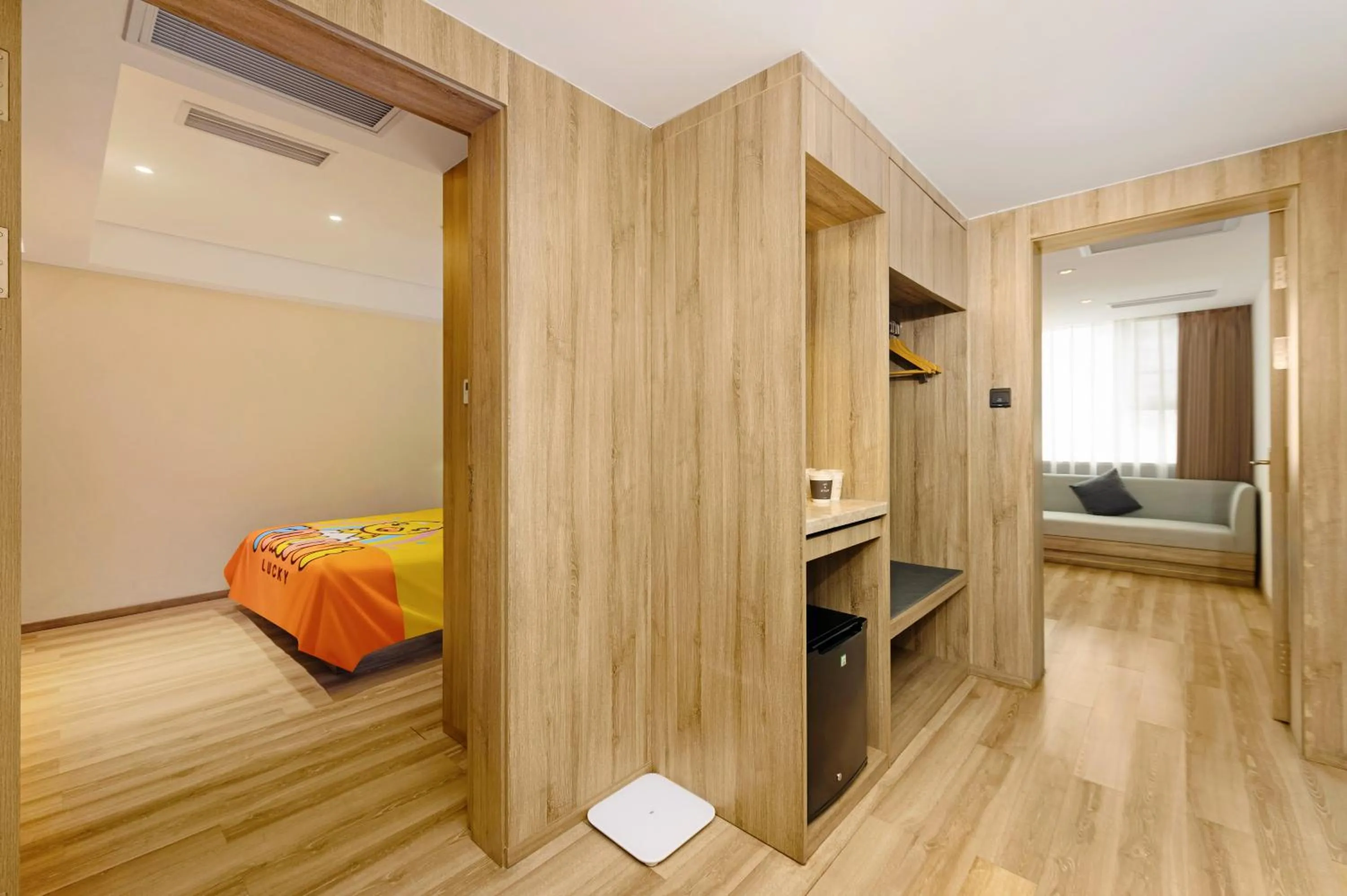 Photo of the whole room, Bed in Atour Hotel Chongqing Jiefangbei