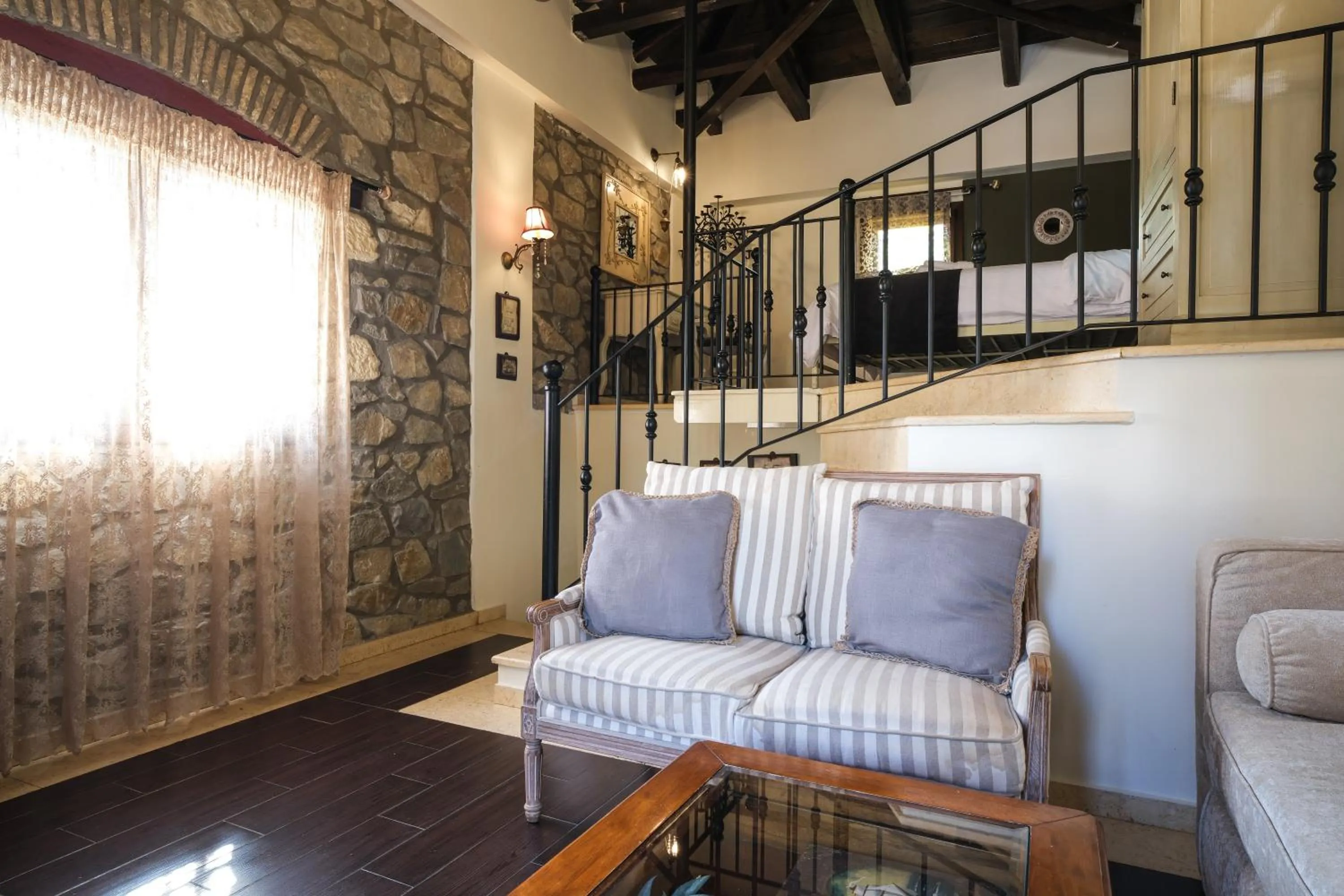 Seating area in Pindos Resort