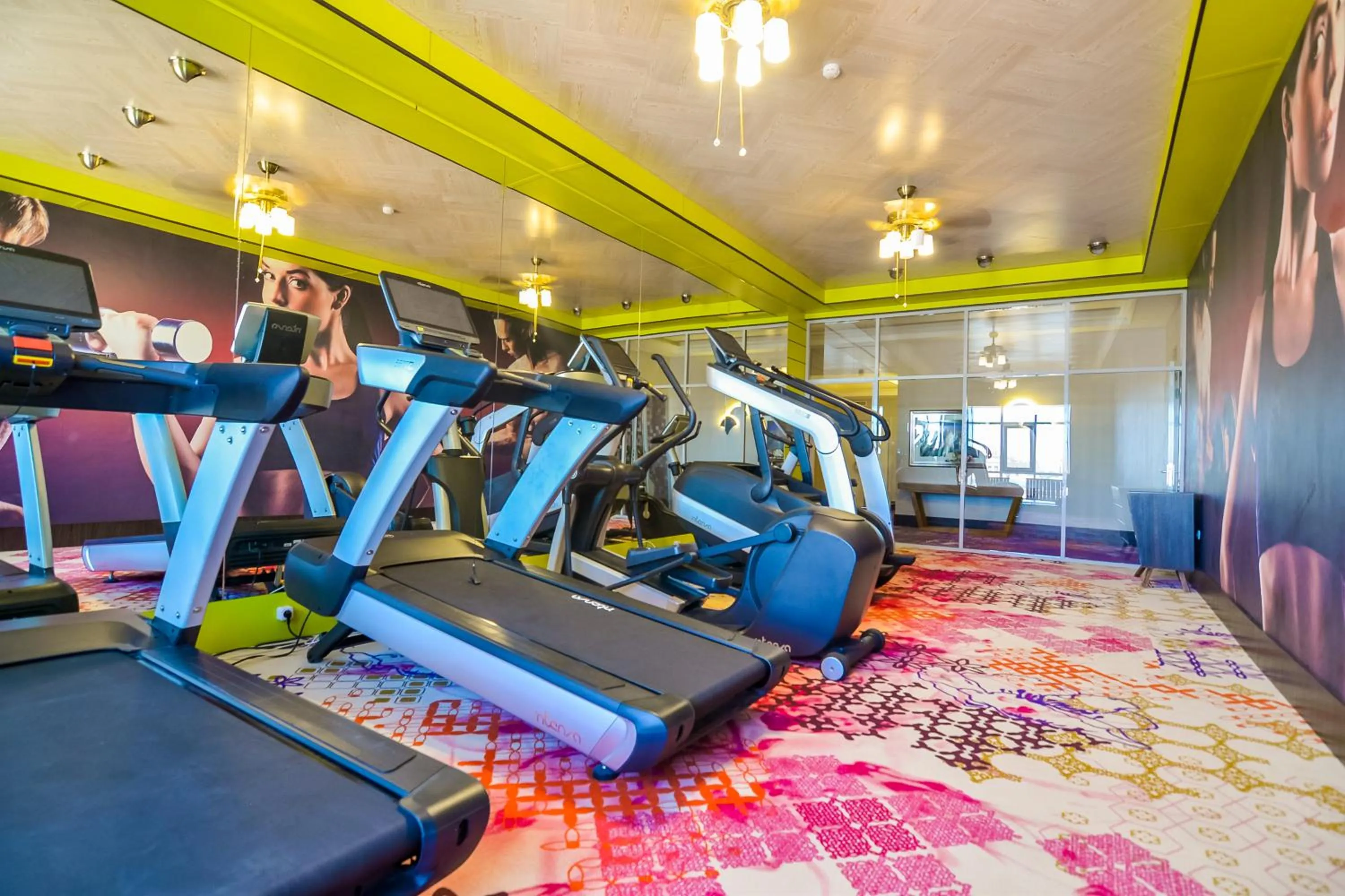 Fitness centre/facilities in The ONE Hotel Astana