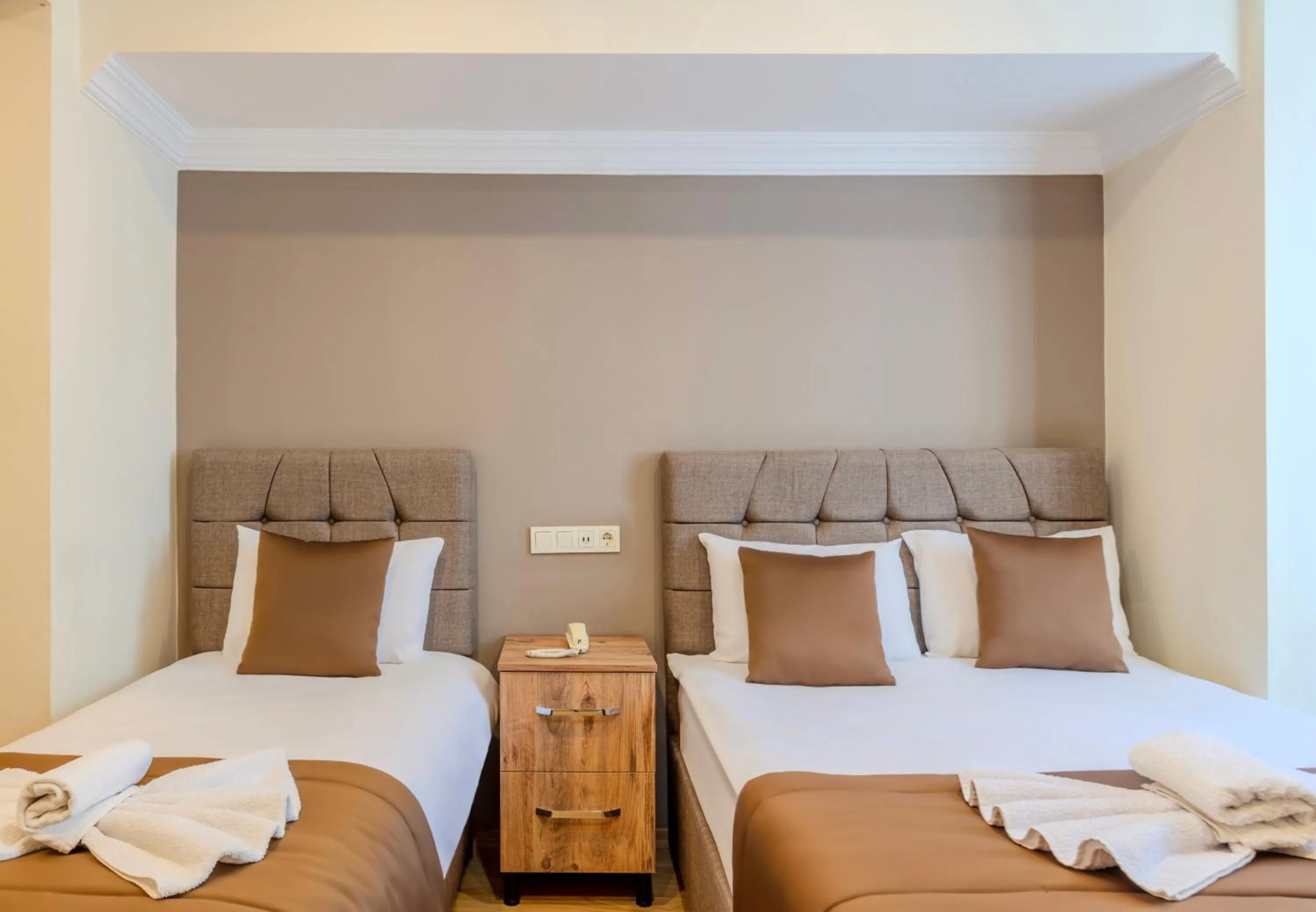 Bed in Hotel Silviya