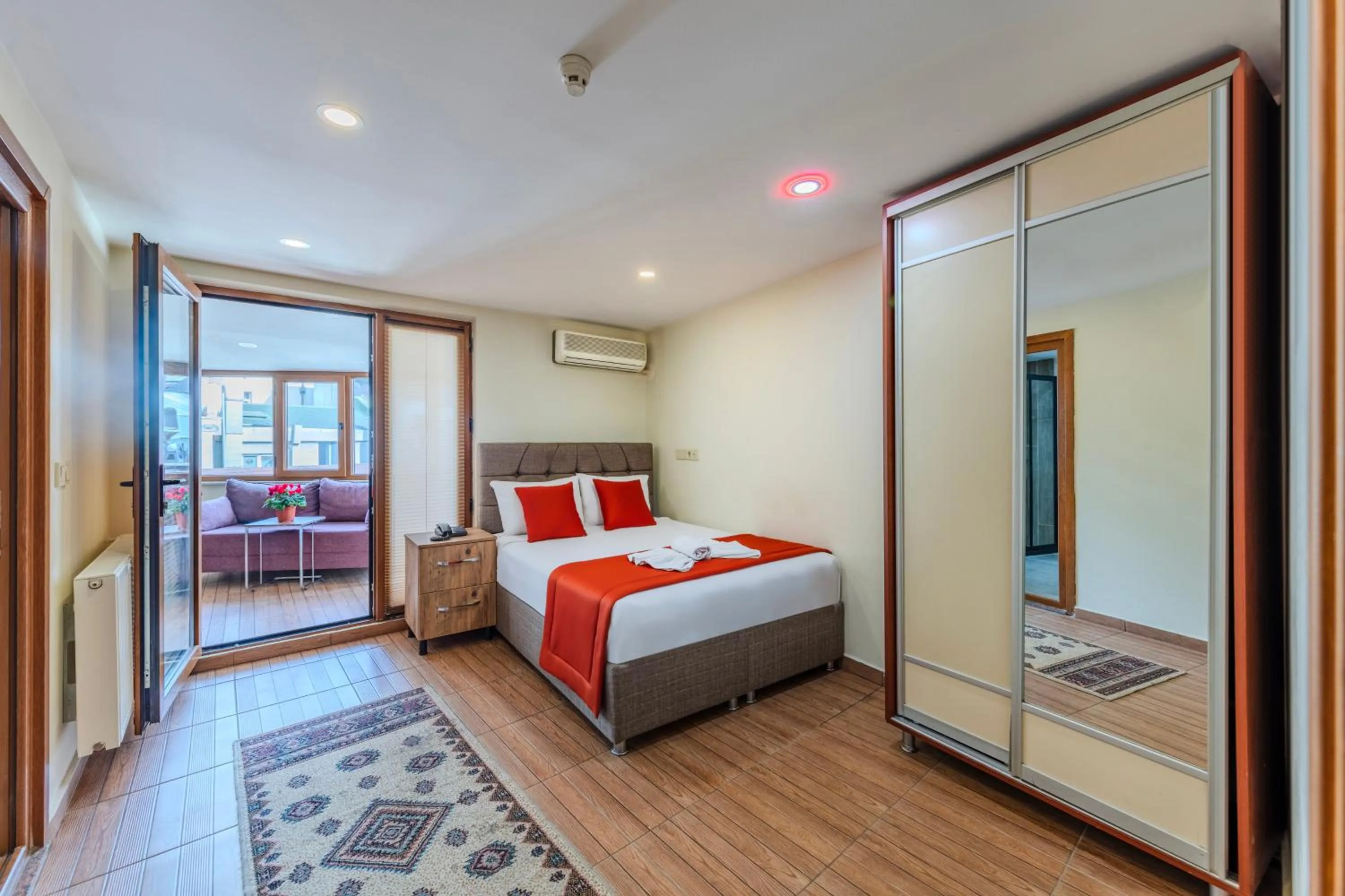 Bed in Hotel Silviya