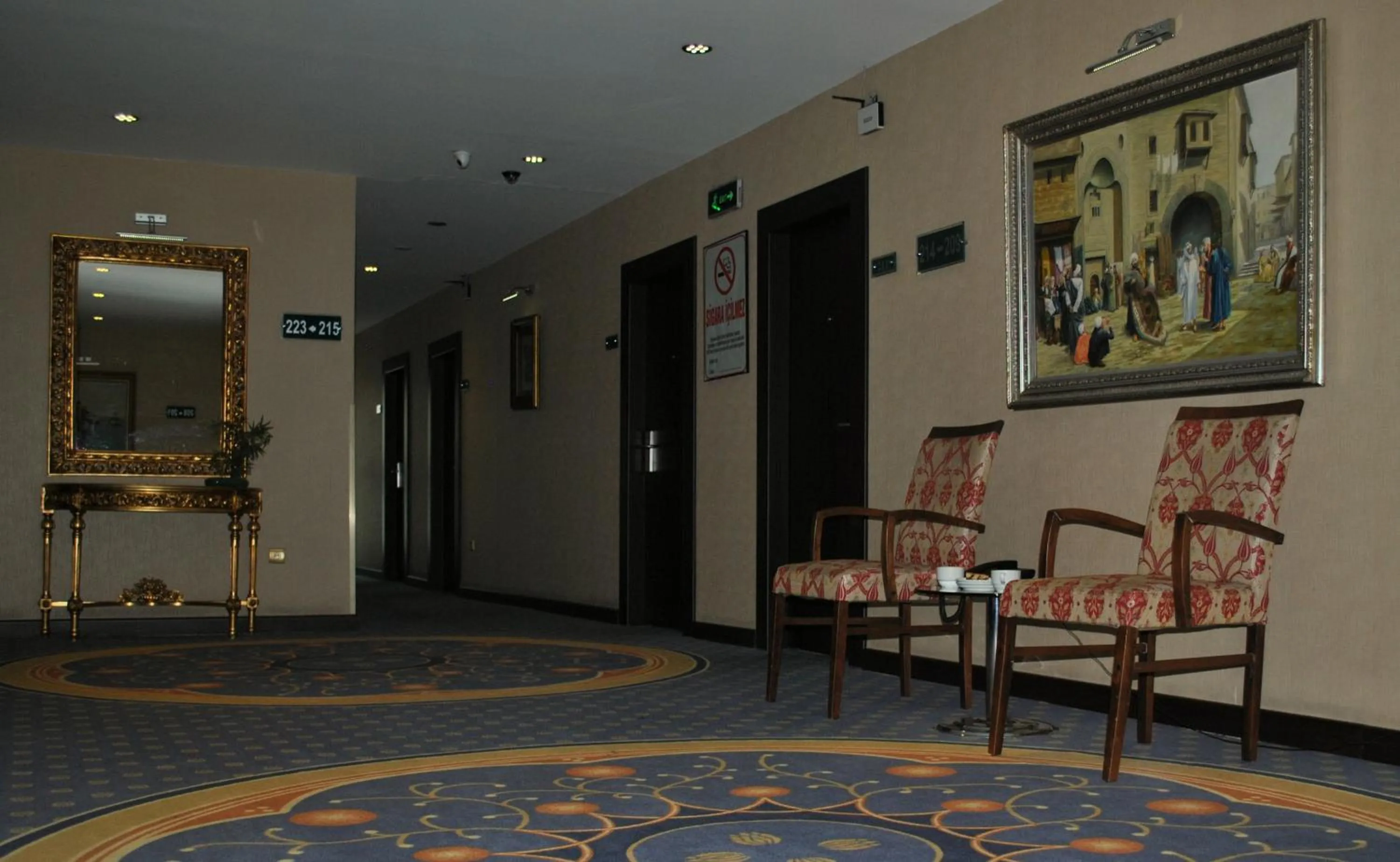 Decorative detail in Akgun Hotel Beyazit