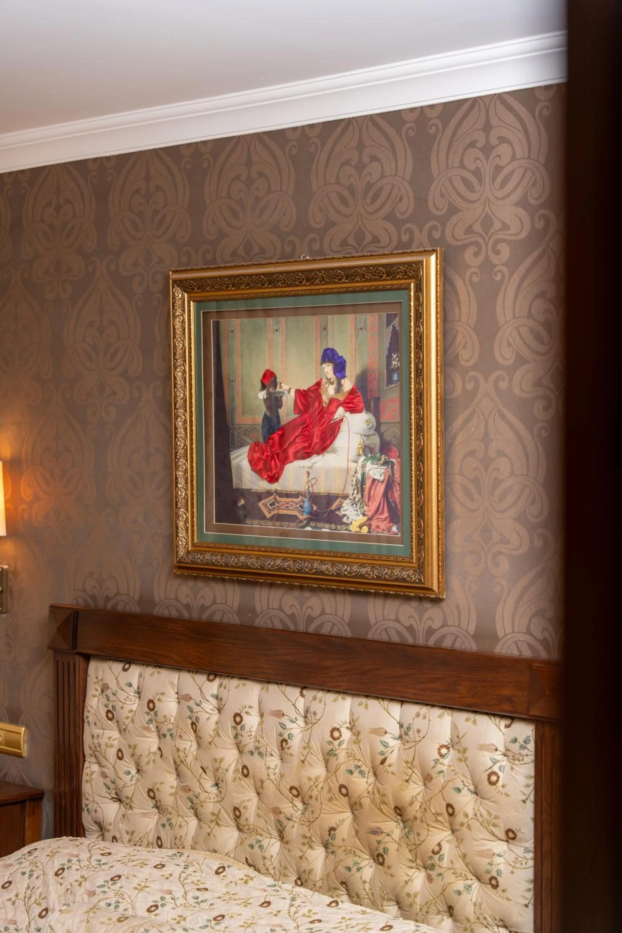 Bed in Akgun Hotel Beyazit