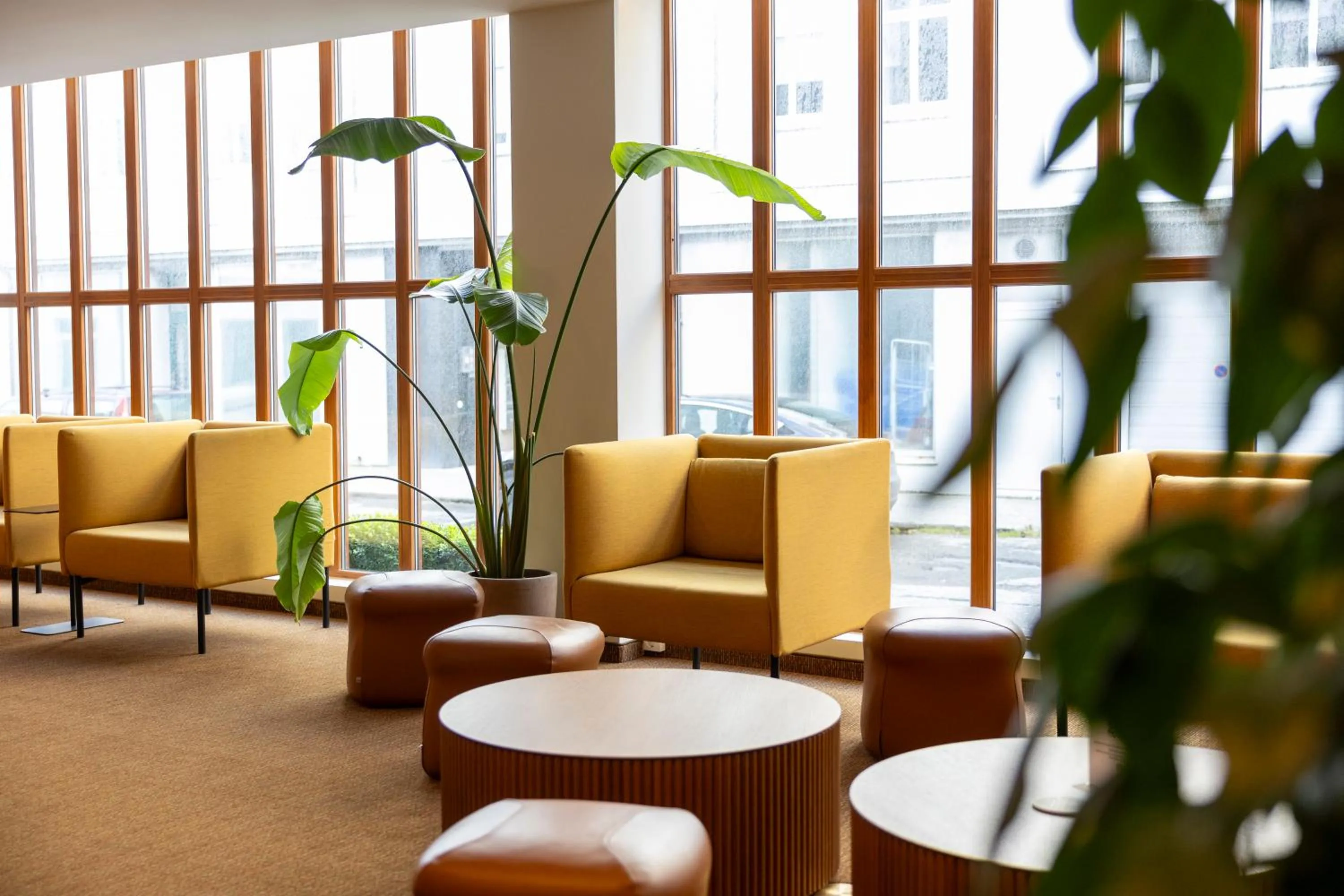 Communal lounge/ TV room in Hotel Noreg