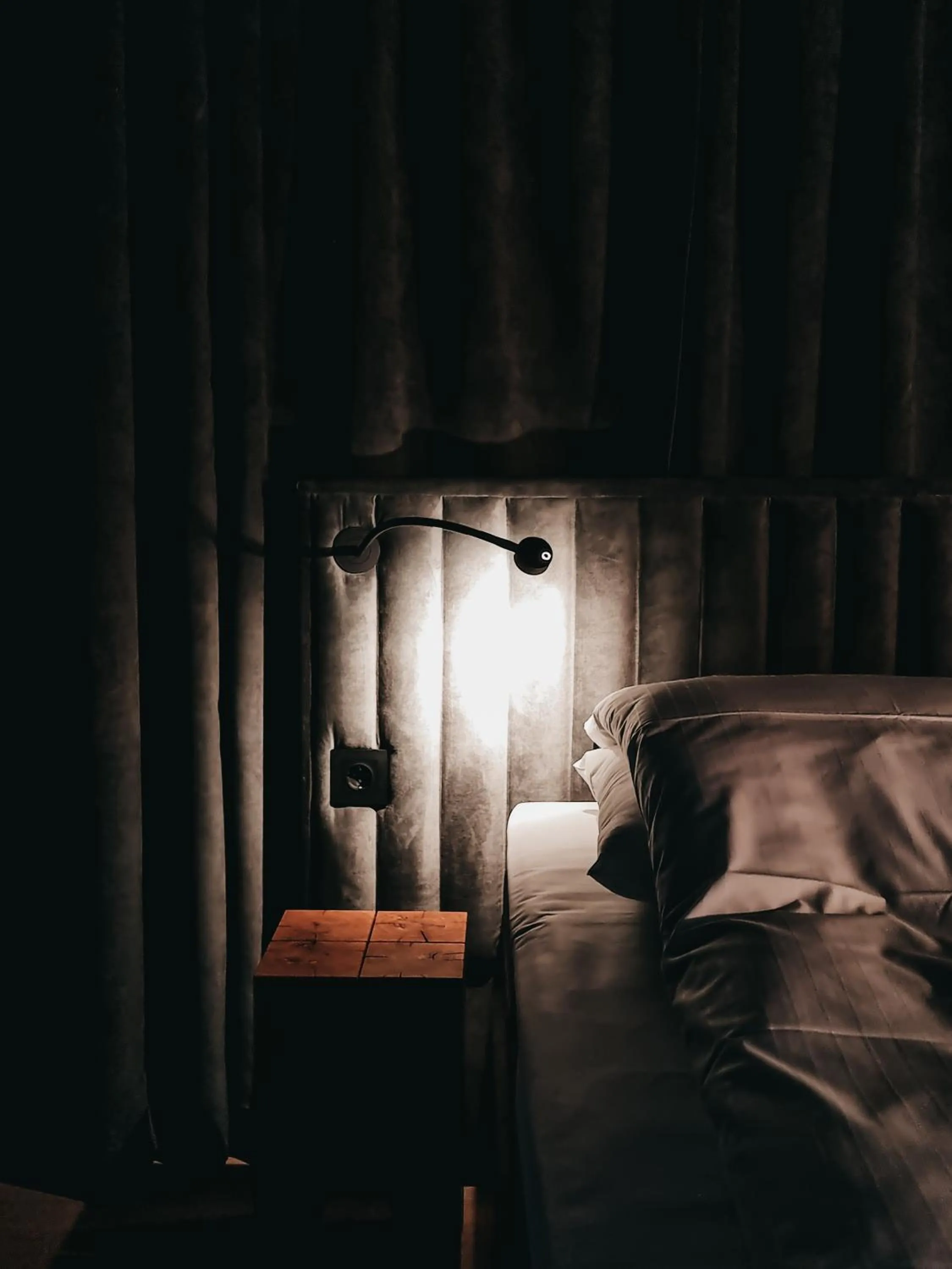 Bedroom, Bed in Hotel Noreg