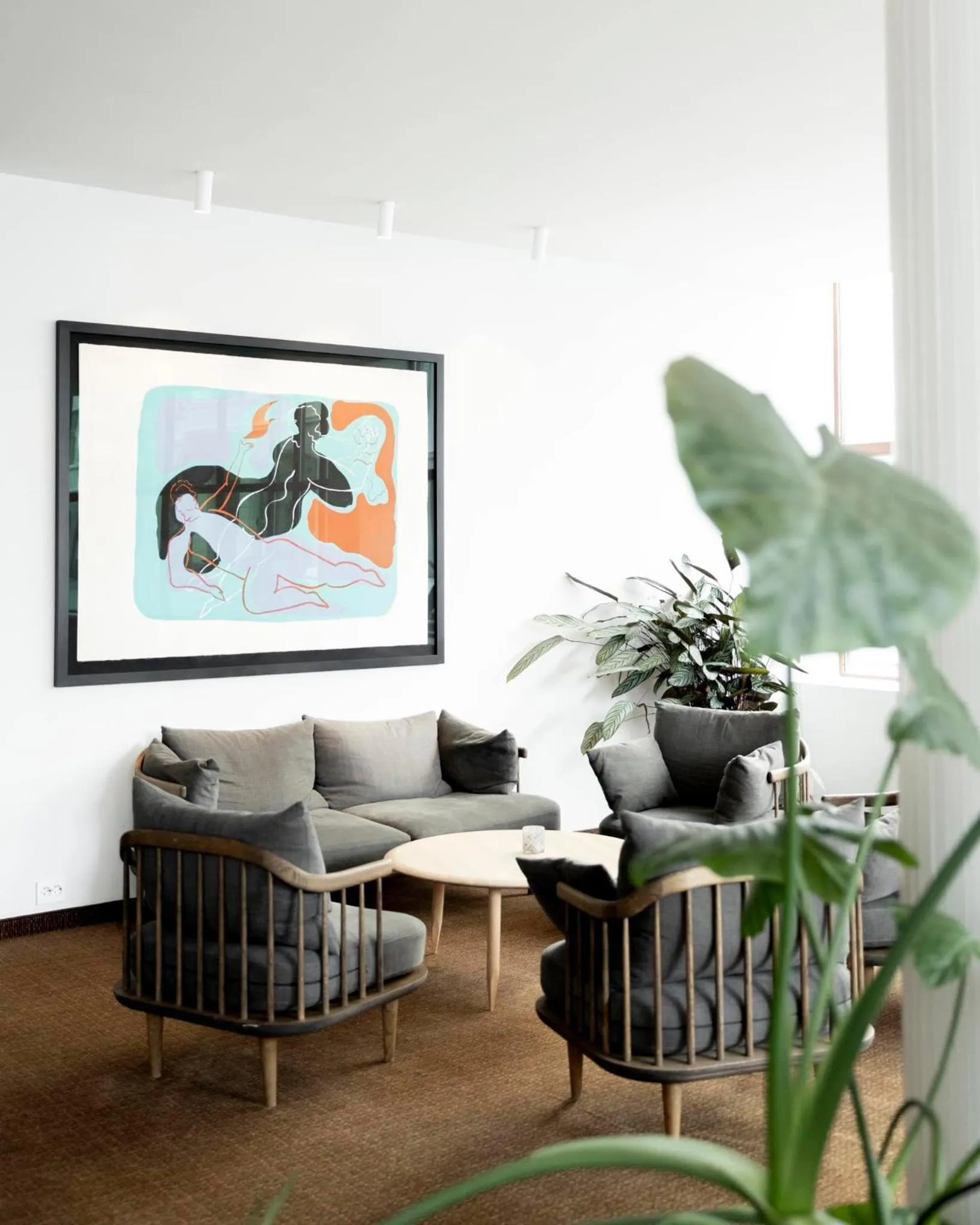 Living room in Hotel Noreg