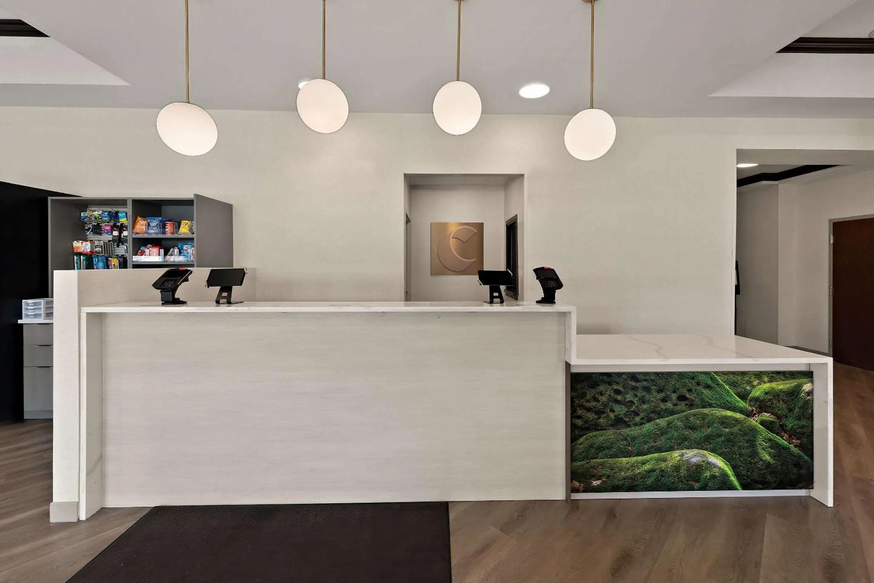 Lobby or reception in Comfort Suites Columbus East Broad