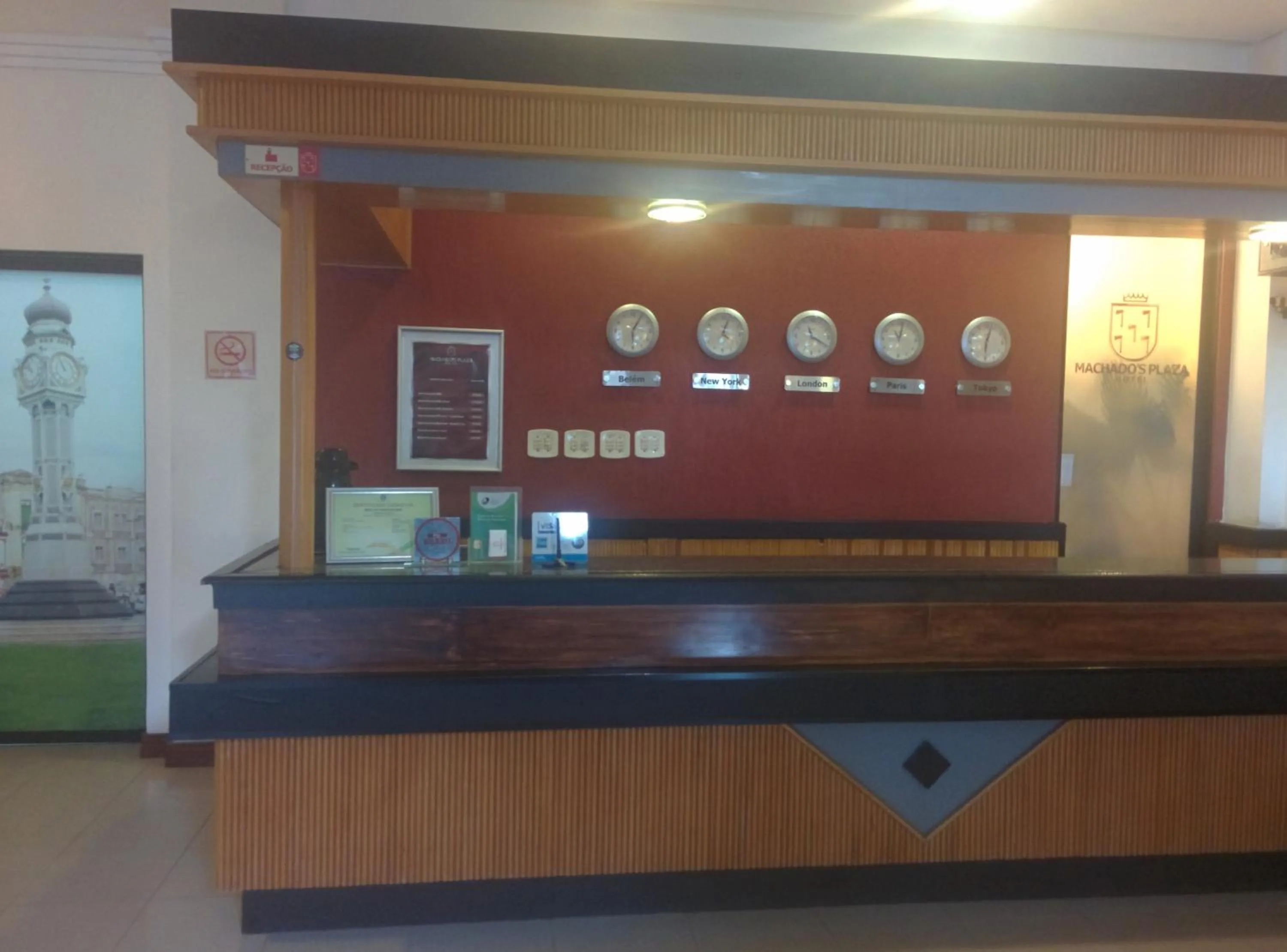 Lobby or reception in Machado´s Plaza Hotel