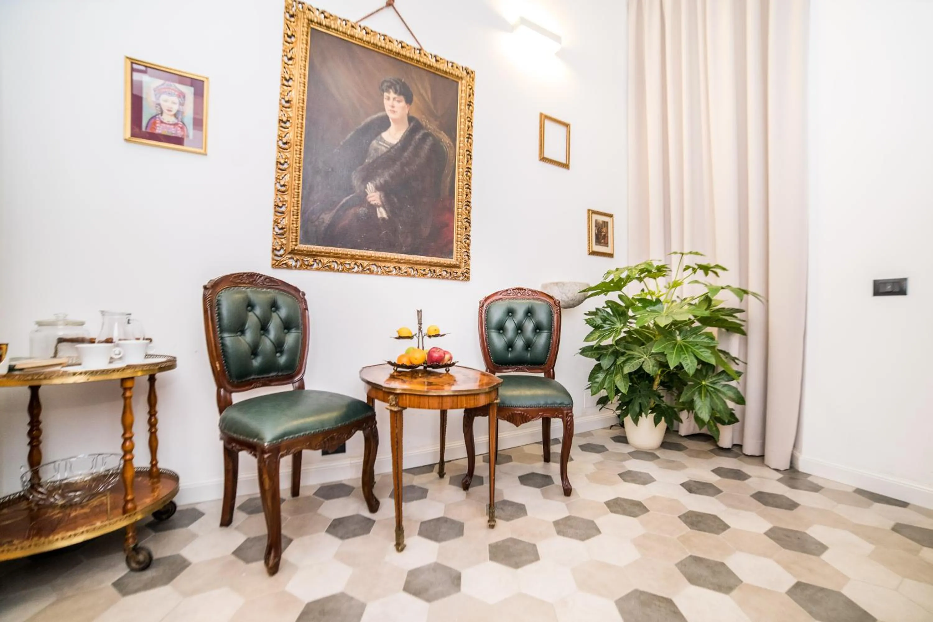 Lobby or reception in Palazzo Del Duca Piazza Navona Campo dei Fiori Piazza del Fico Guest House