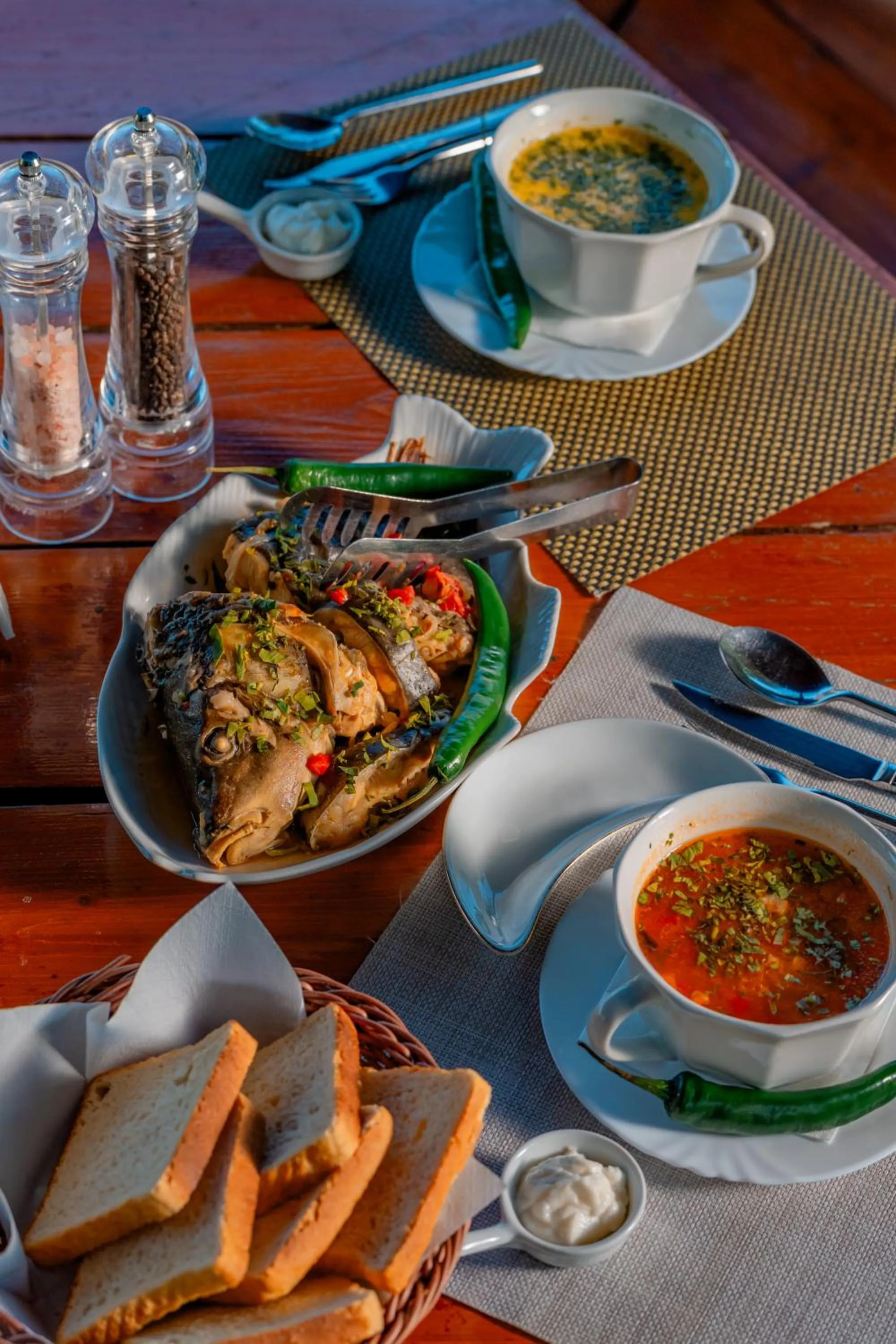 Food in Pensiunea Ovidiu