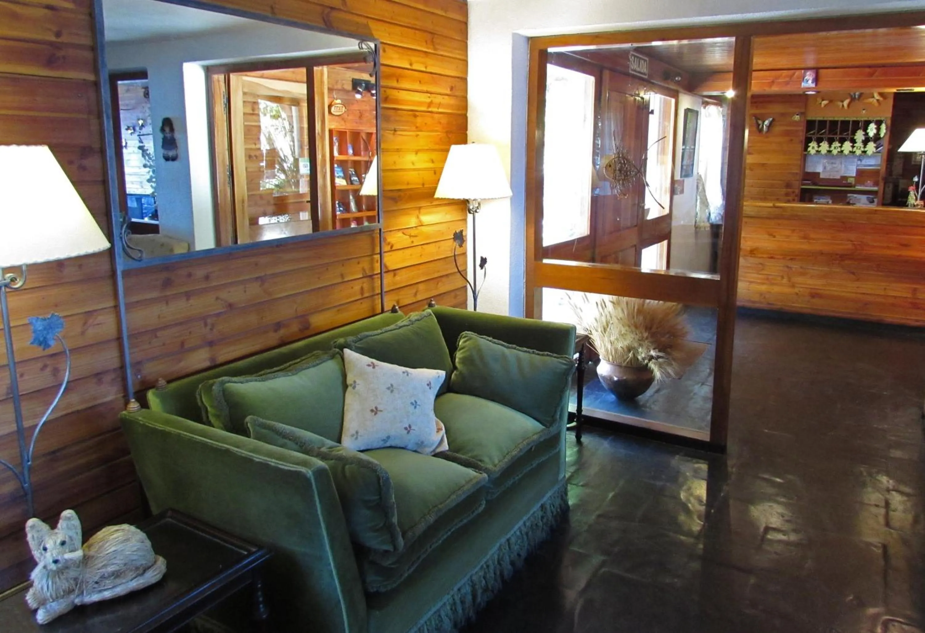 Lobby or reception in Hosteria Santa Rita